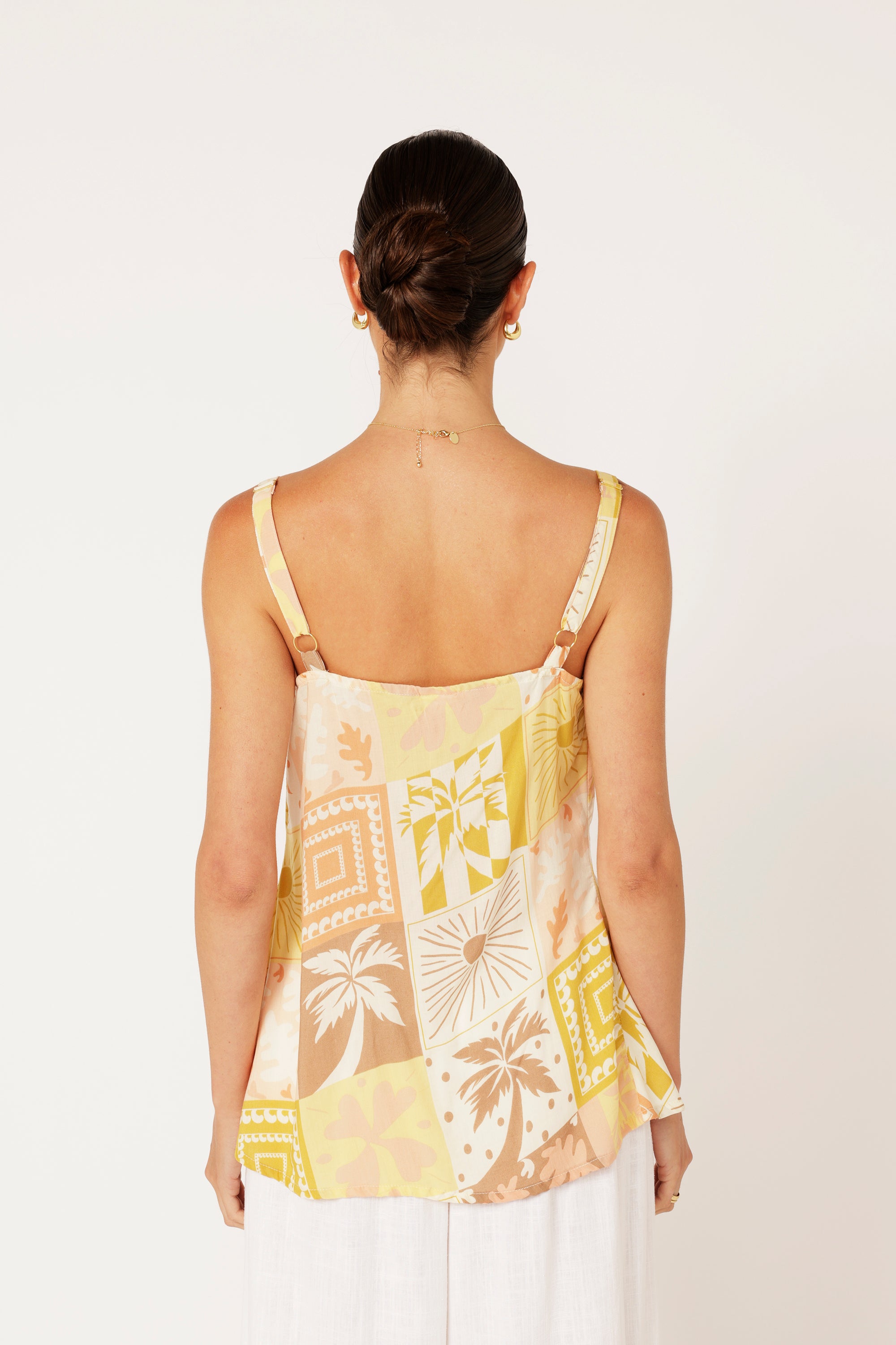 Slip Top | Sunset Palm - Saffron Road