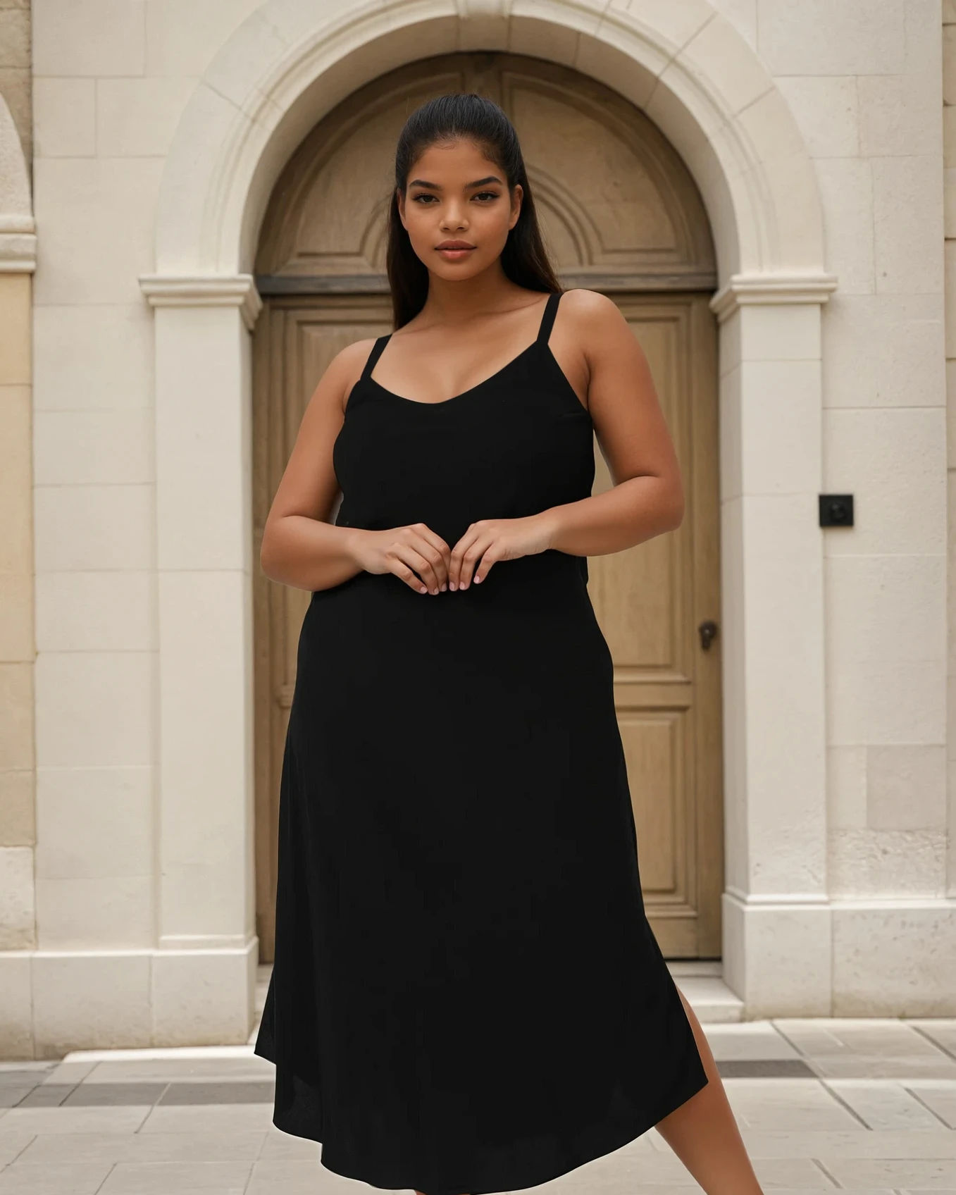 Slip Dress MAXI | Bias Cut | Black - Saffron Road