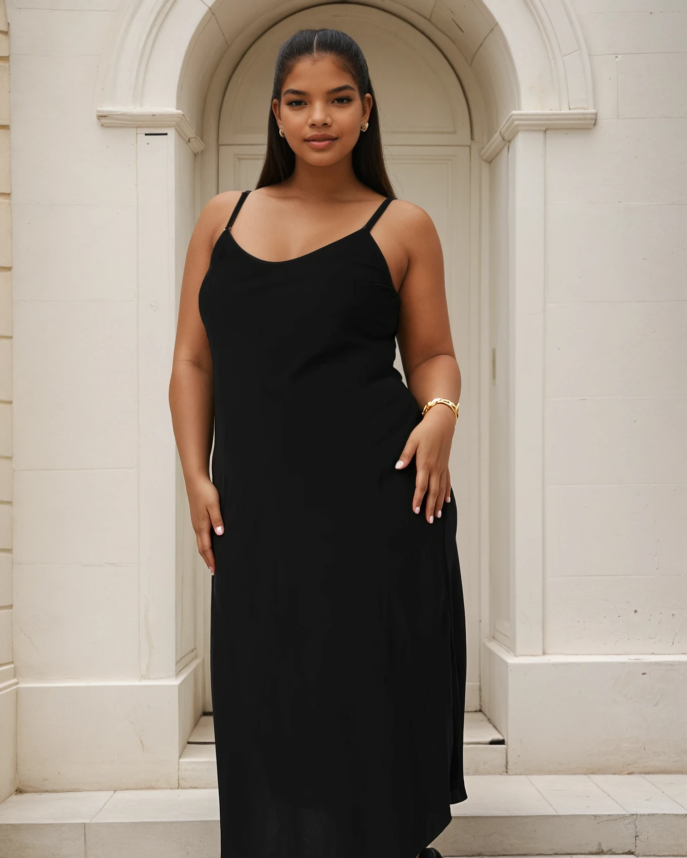 Slip Dress MAXI | Bias Cut | Black - Saffron Road