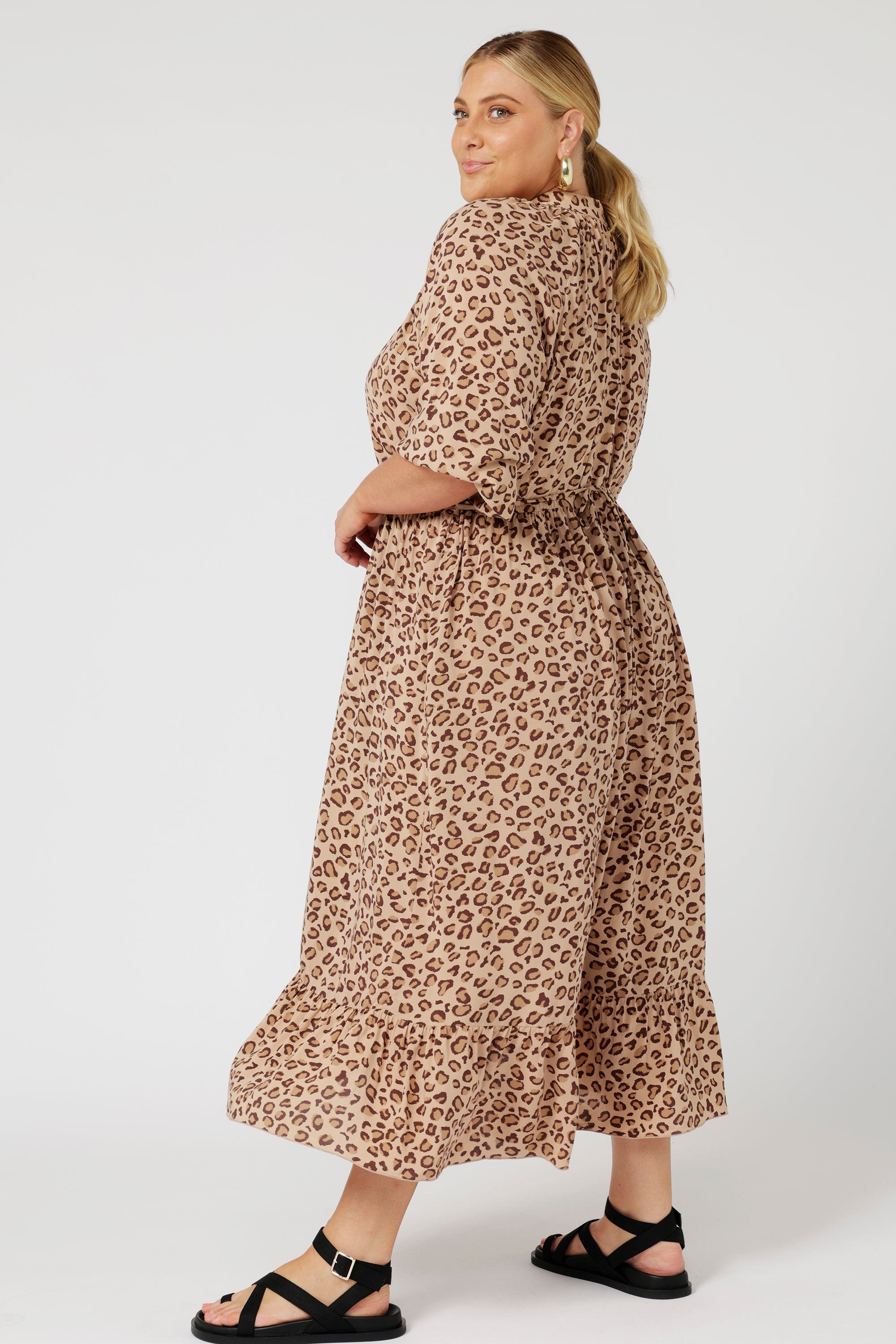 Athena Dress | Leopard - Saffron Road