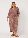 Take Me Away Dress | Cocoa Stripe