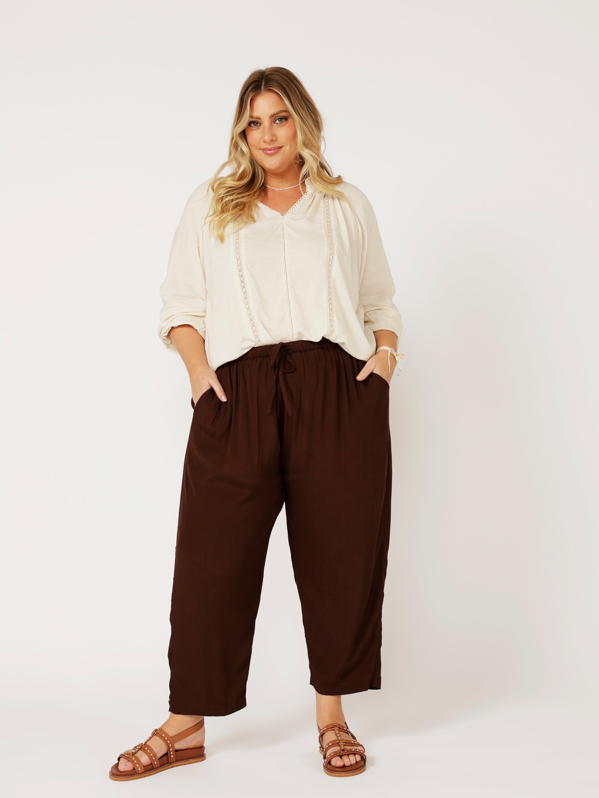 Phoebe Blouse | Natural - Saffron Road