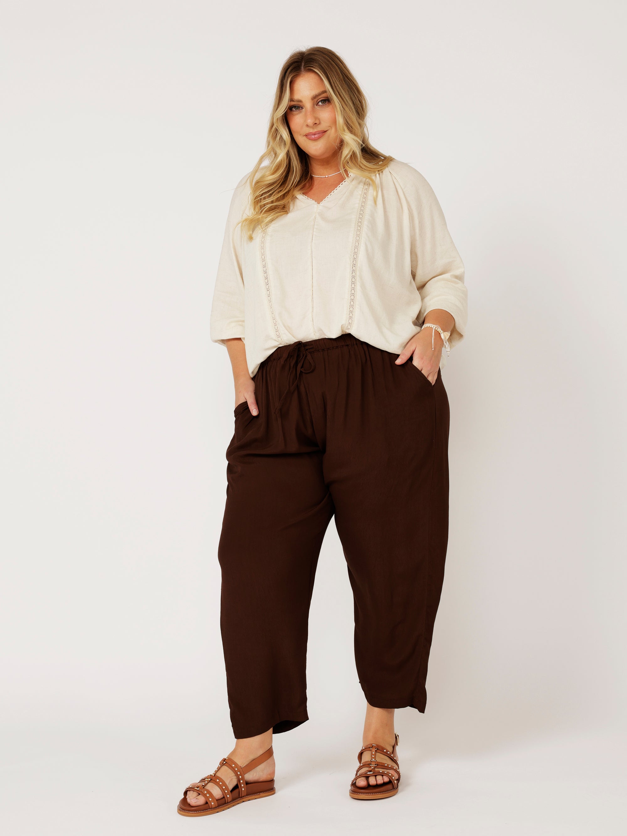 Phoebe Blouse | Natural - Saffron Road