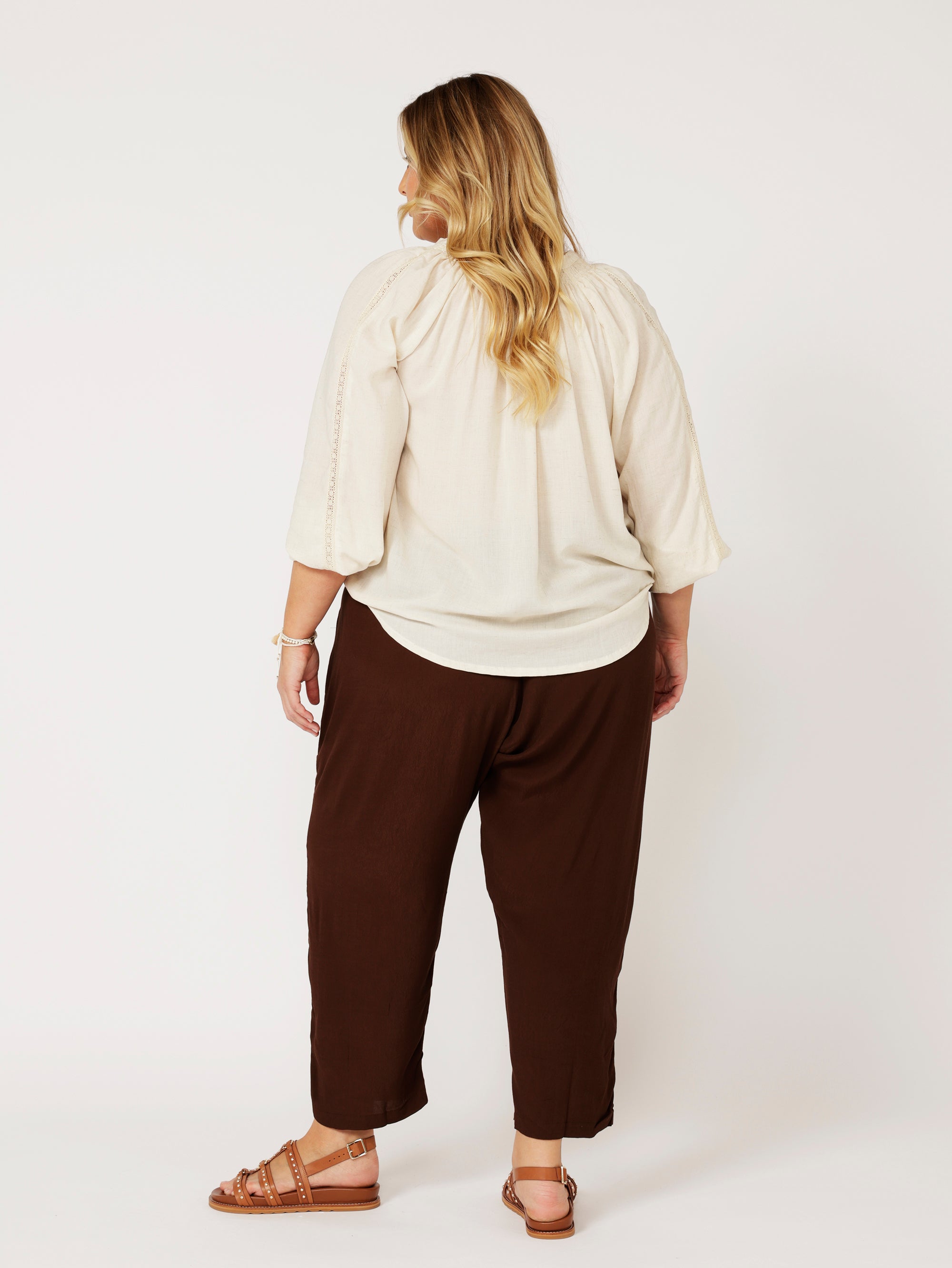 Phoebe Blouse | Natural - Saffron Road