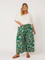 Island Pant | Midnight Garden Green - Saffron Road