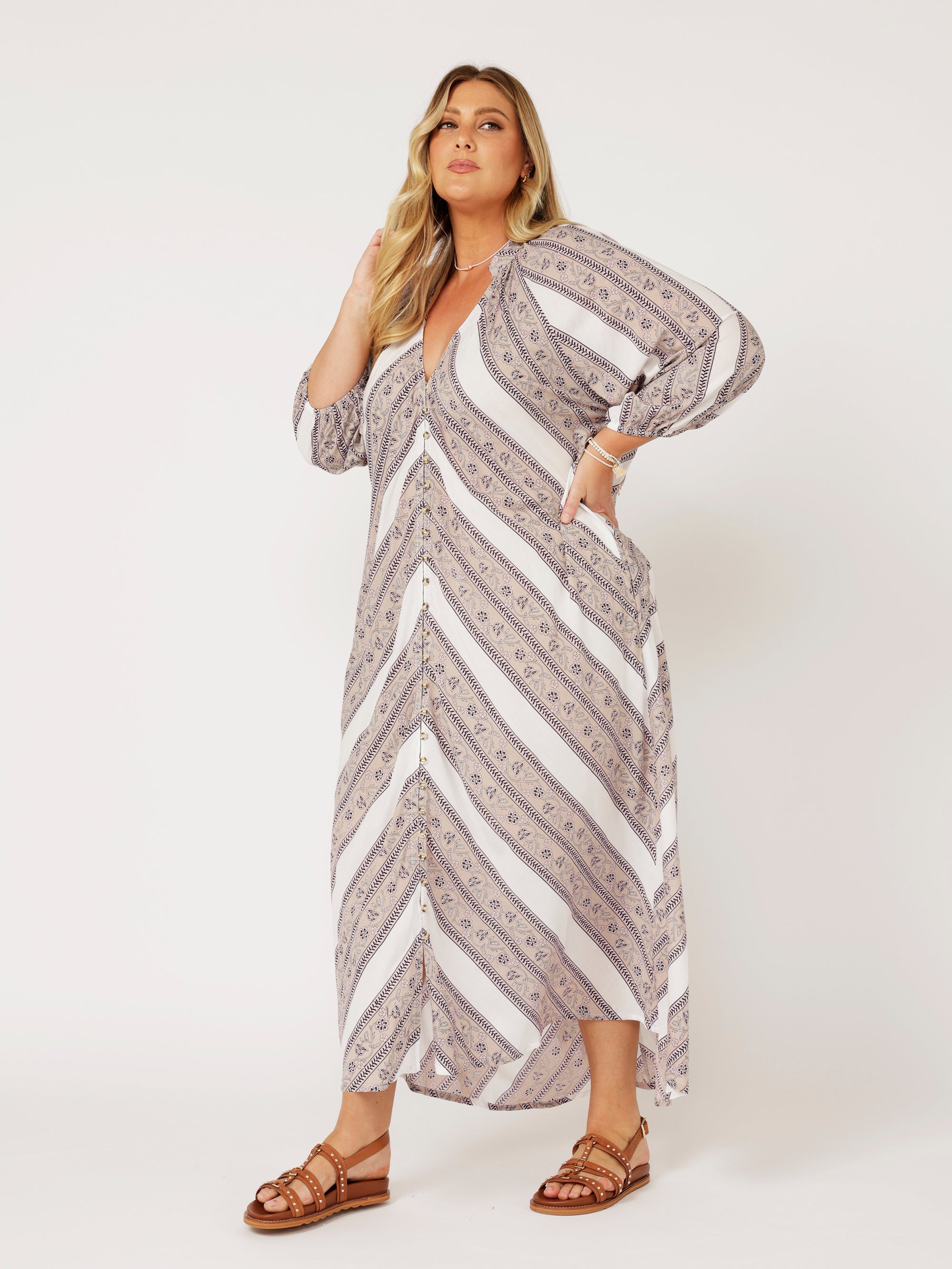 Take Me Away Dress | Violet Tapestry | Limited Edition - Saffron Road