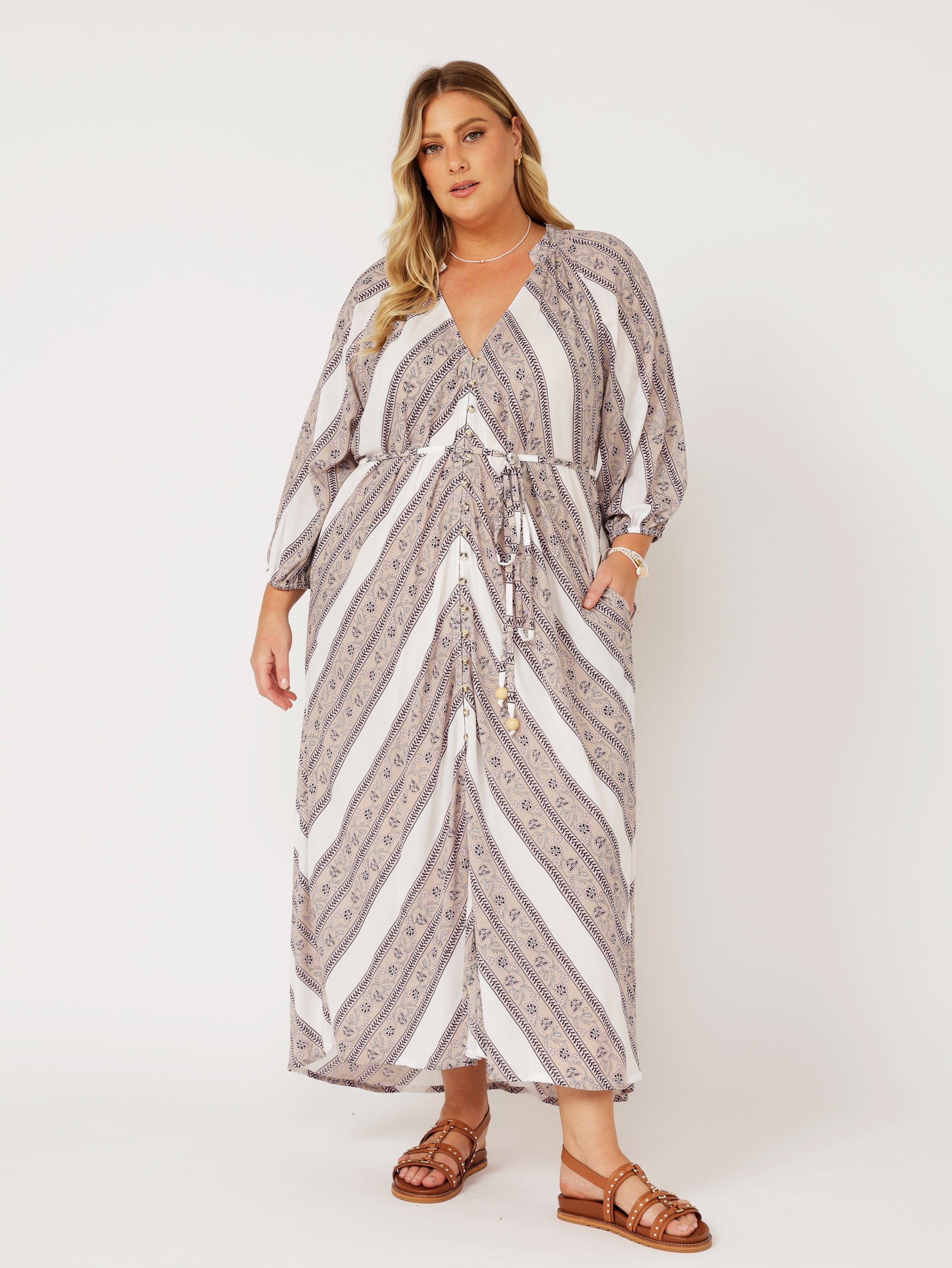 Take Me Away Dress | Violet Tapestry | Limited Edition - Saffron Road