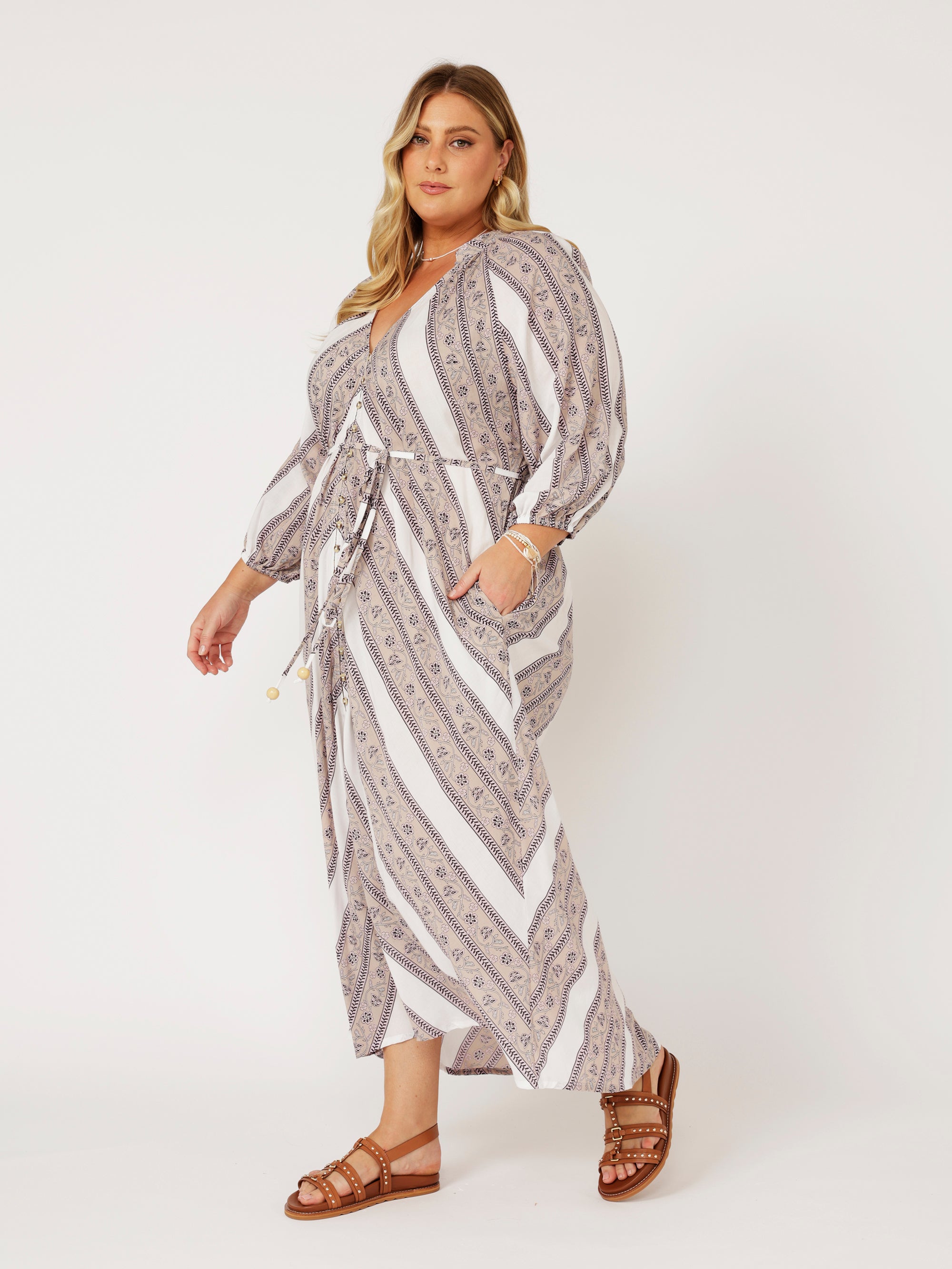 Take Me Away Dress | Violet Tapestry | Limited Edition - Saffron Road
