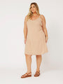 Slip Dress MINI | Nude