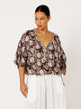 Euro Top | Chocolate Indian Flower - Saffron Road
