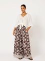 Palazzo Pant | Chocolate Indian Flower - Saffron Road