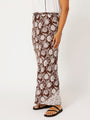 Violet Skirt | Chocolate Indian Flower - Saffron Road