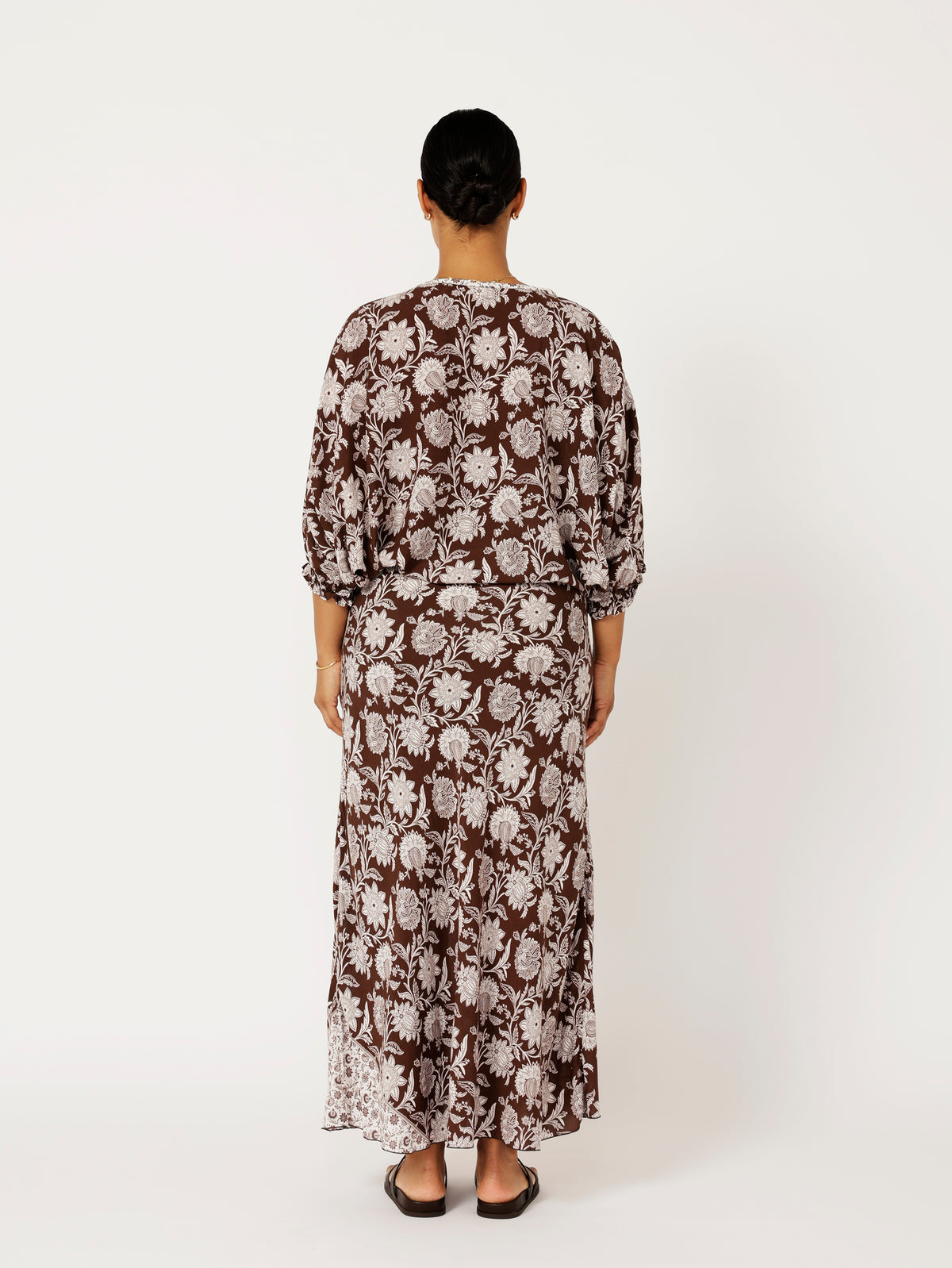 Euro Top | Chocolate Indian Flower - Saffron Road