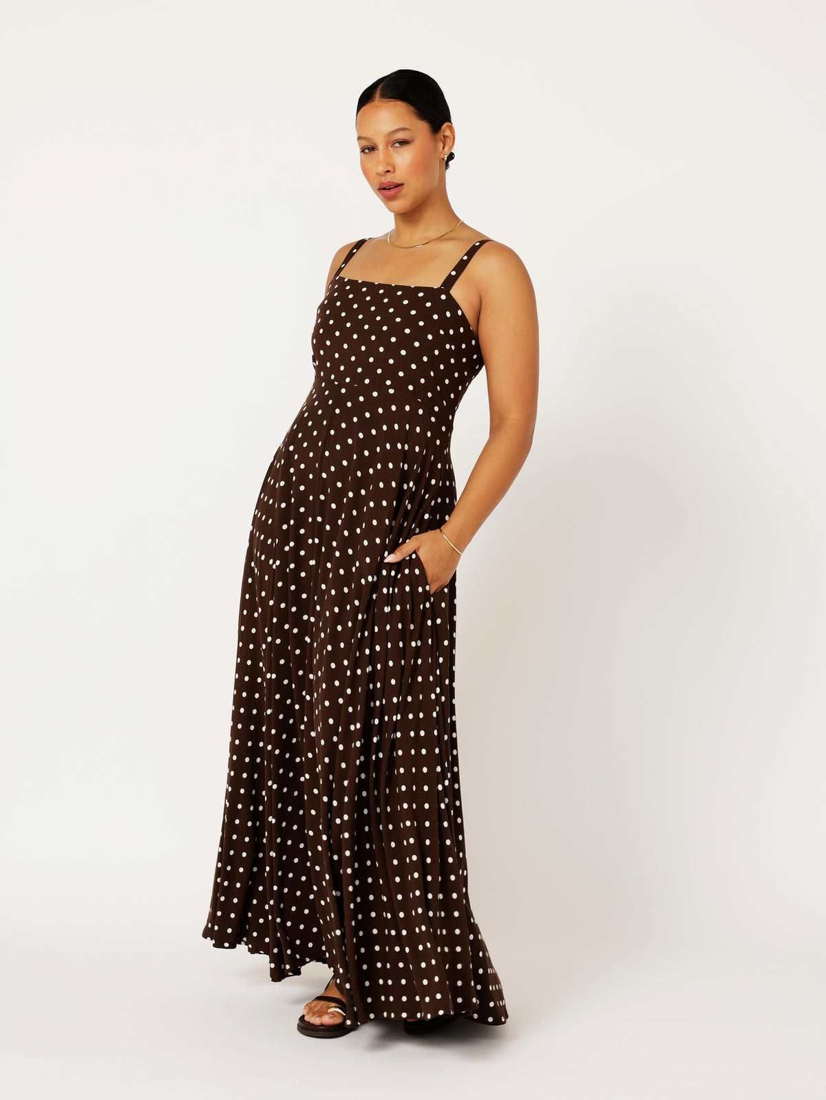 Positano Dress | Polka Dot - Saffron Road