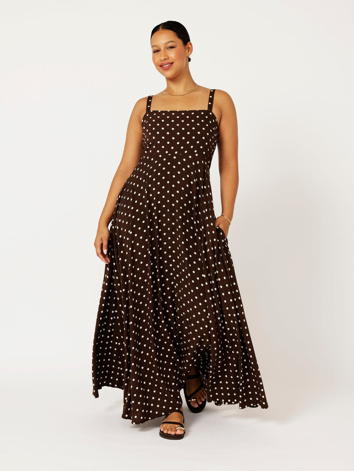 Positano Dress | Polka Dot - Saffron Road