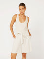 Play Shorts | Natural Linen Blend - Saffron Road
