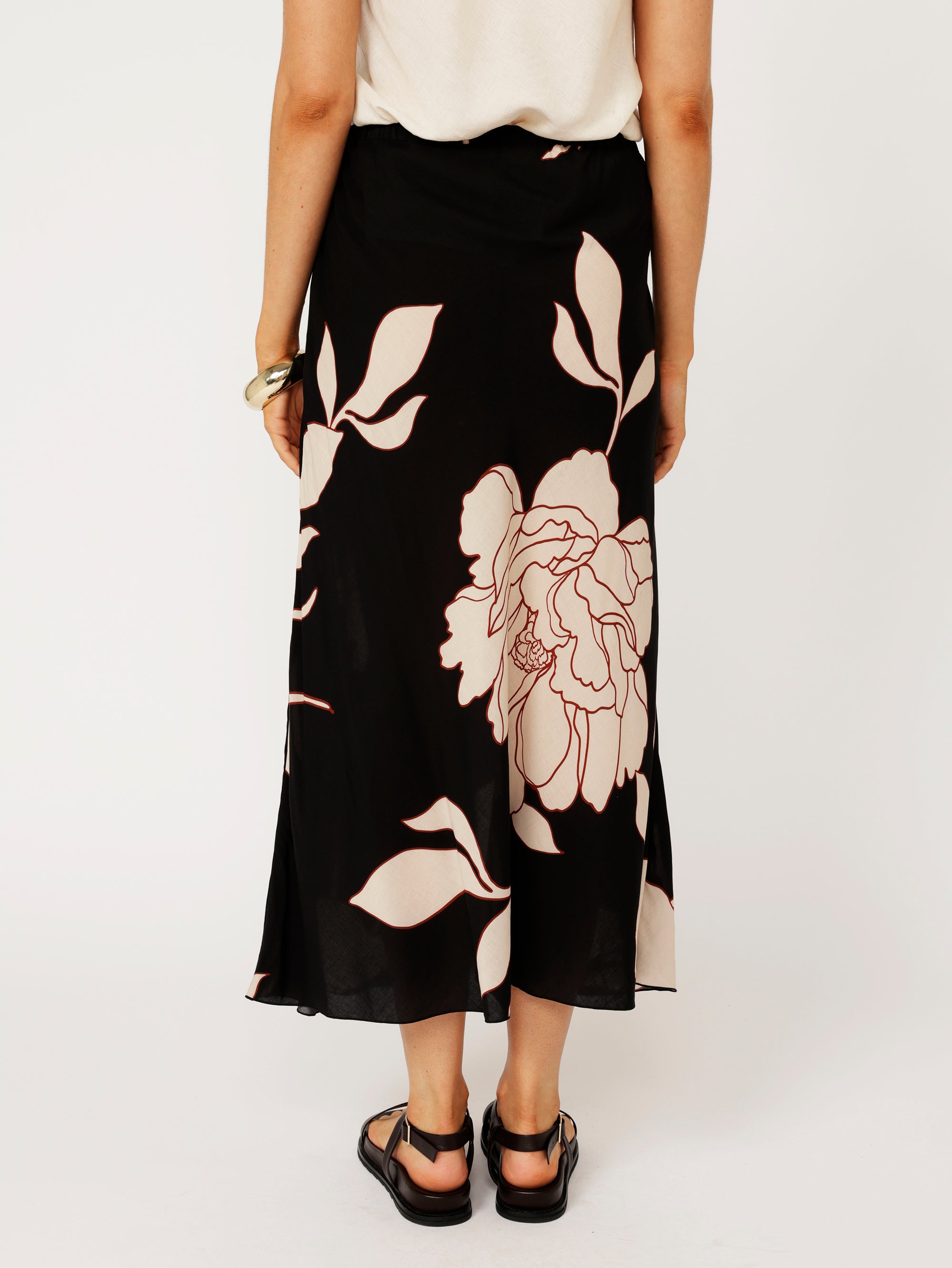 Violet Skirt | Midnight Botanica - Saffron Road