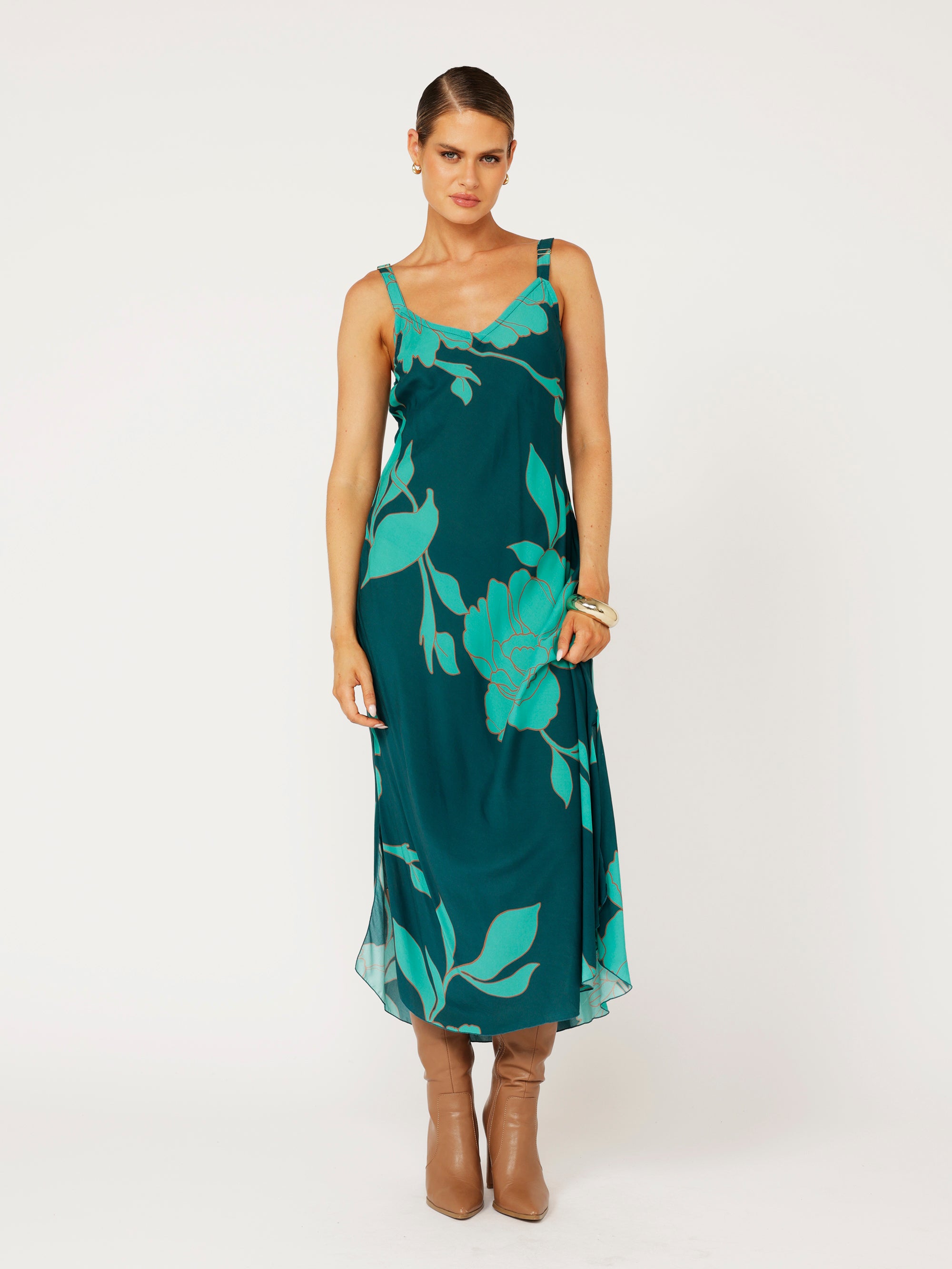 Slip Dress | Bias Cut | Jade Botanica - Saffron Road