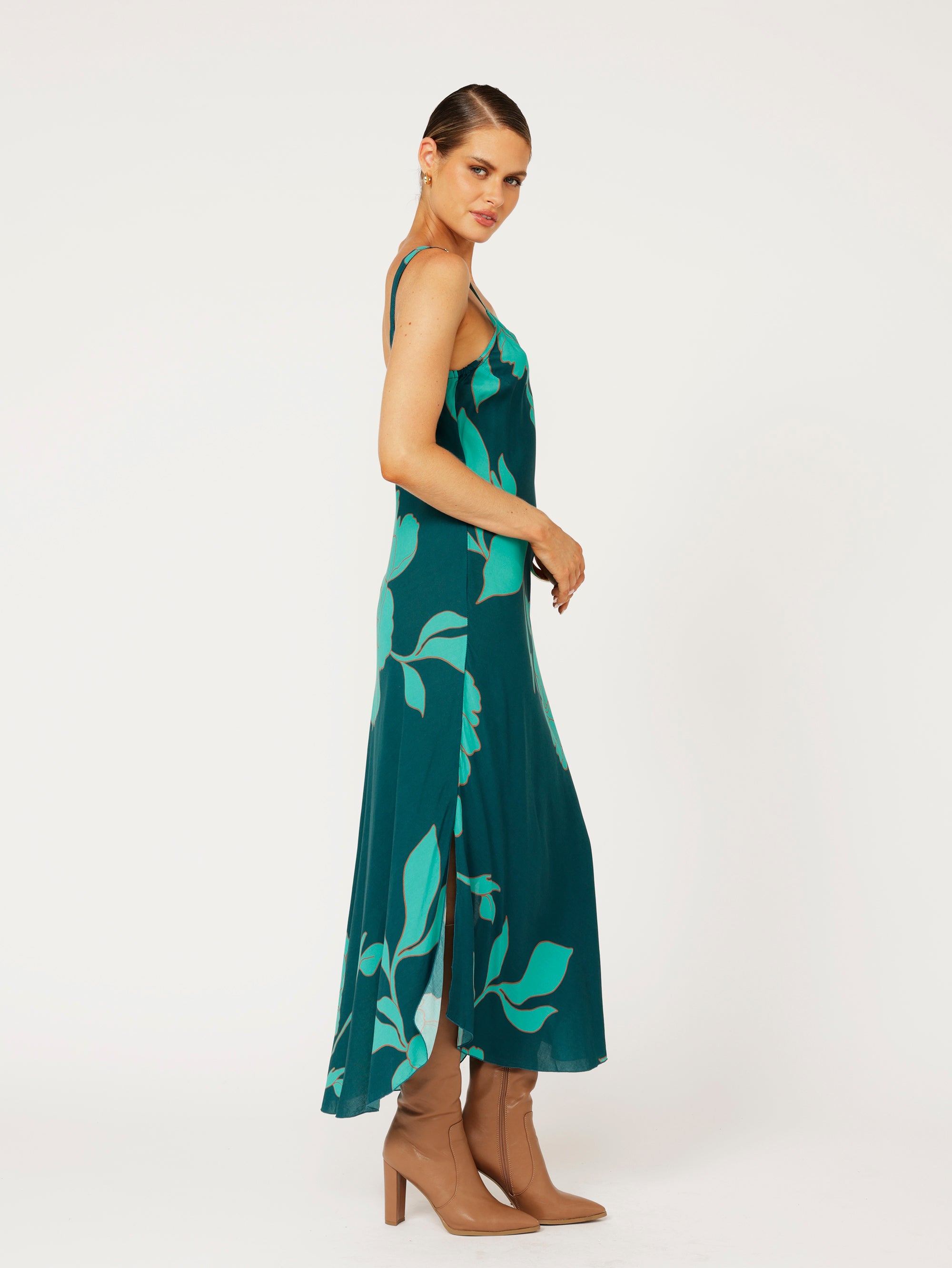 Slip Dress | Bias Cut | Jade Botanica - Saffron Road