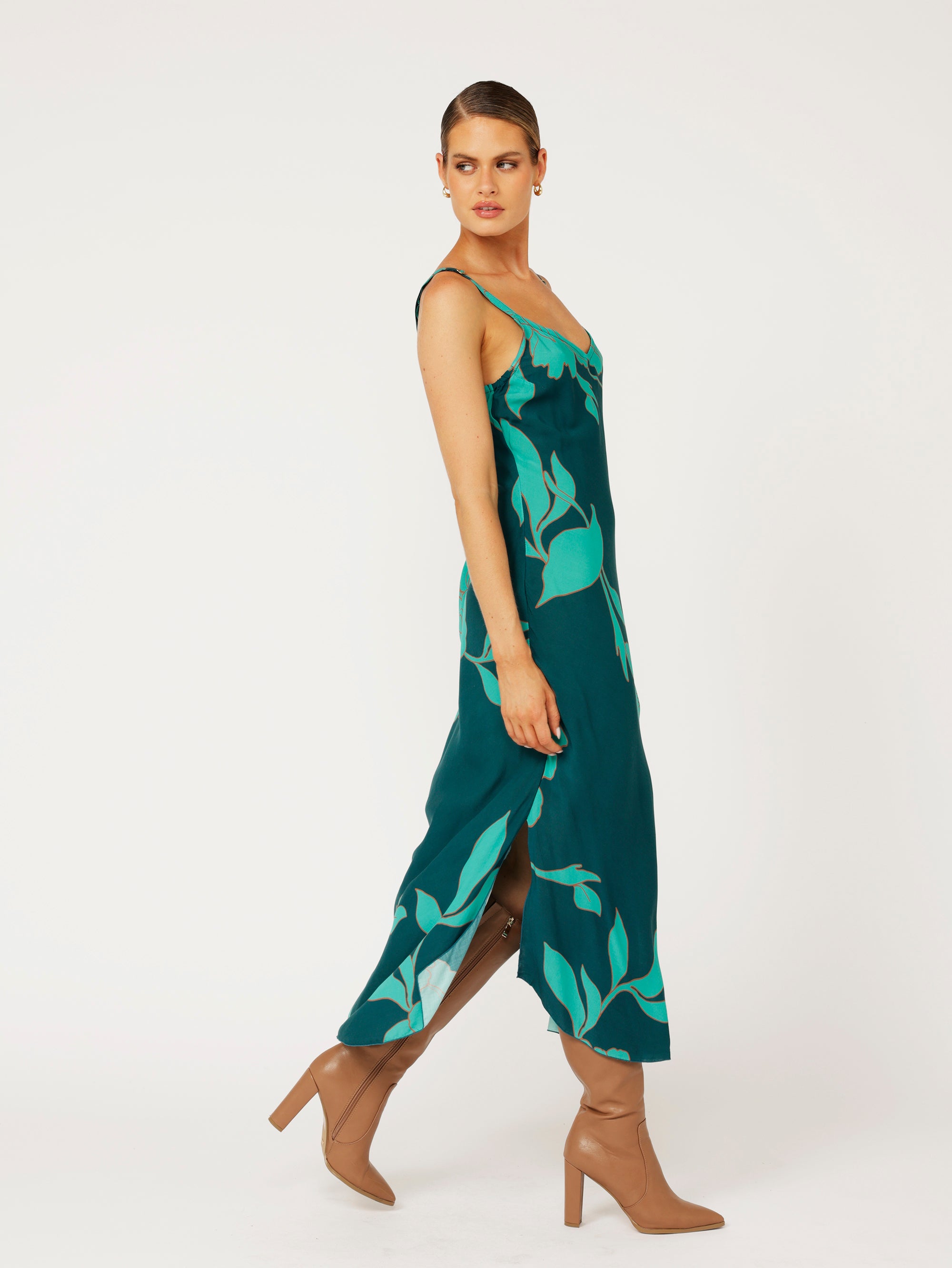 Slip Dress | Bias Cut | Jade Botanica - Saffron Road