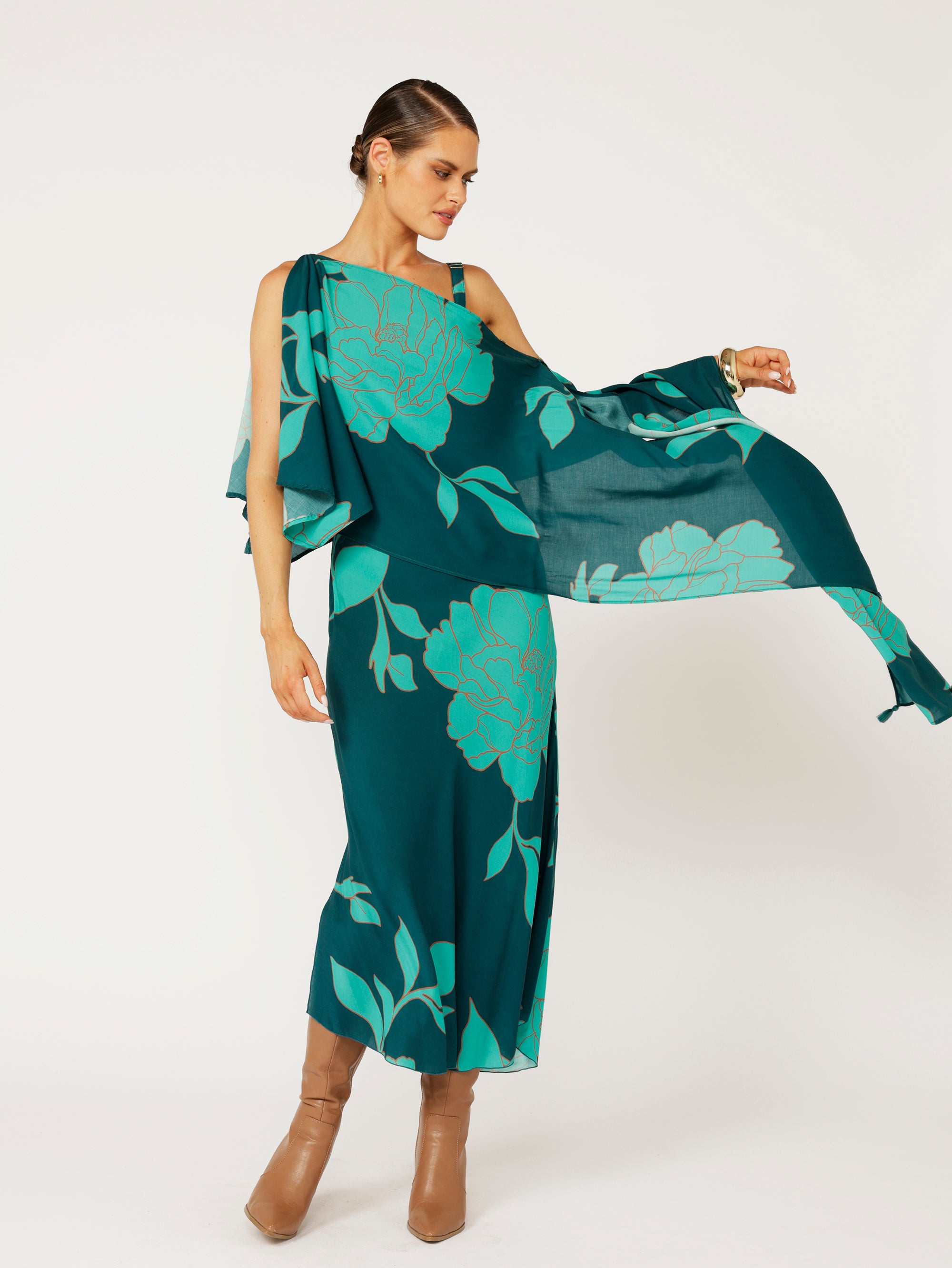 Slip Dress | Bias Cut | Jade Botanica - Saffron Road