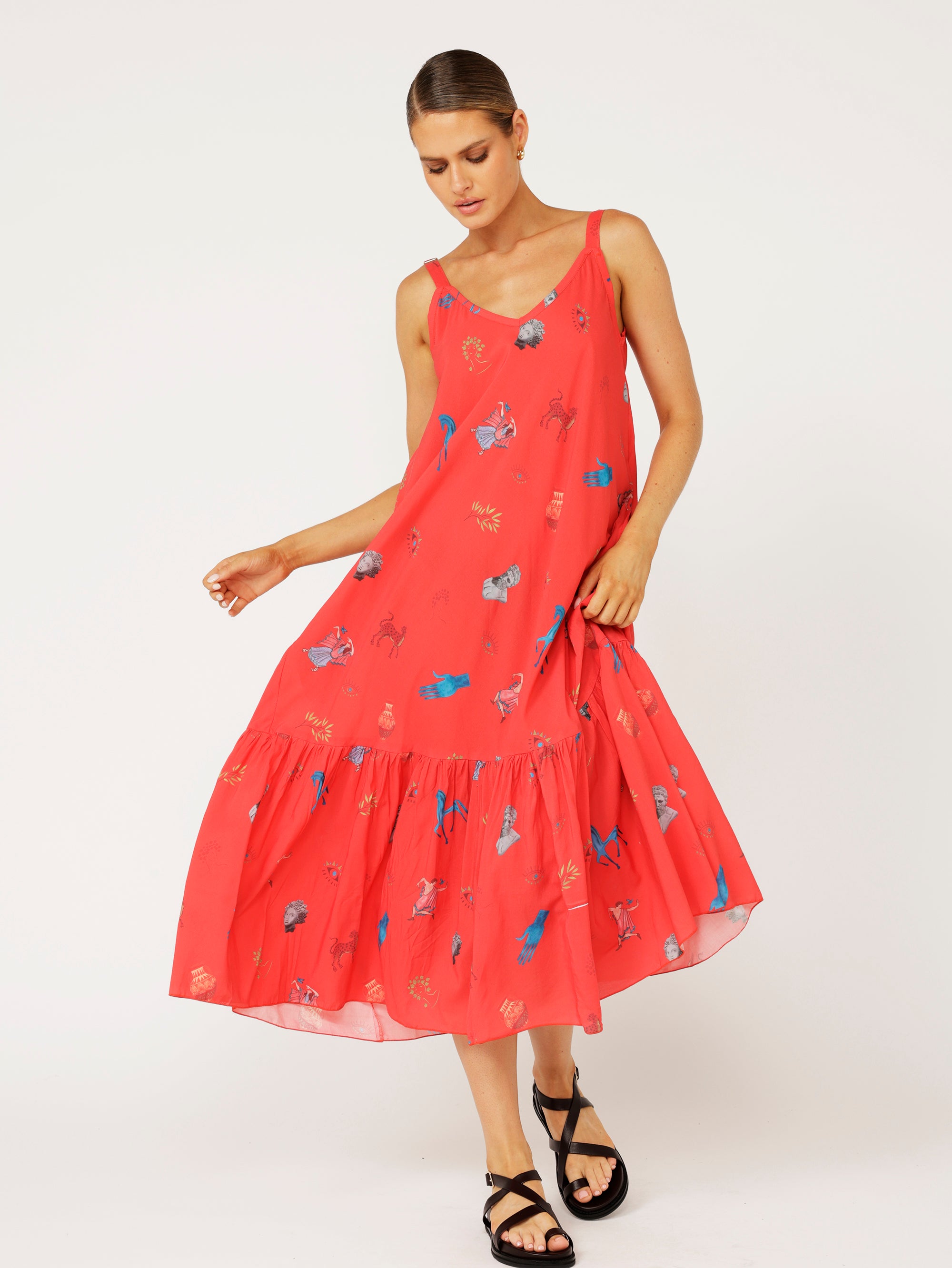 Nomad Drifter LONG | Grecian  Red - Saffron Road