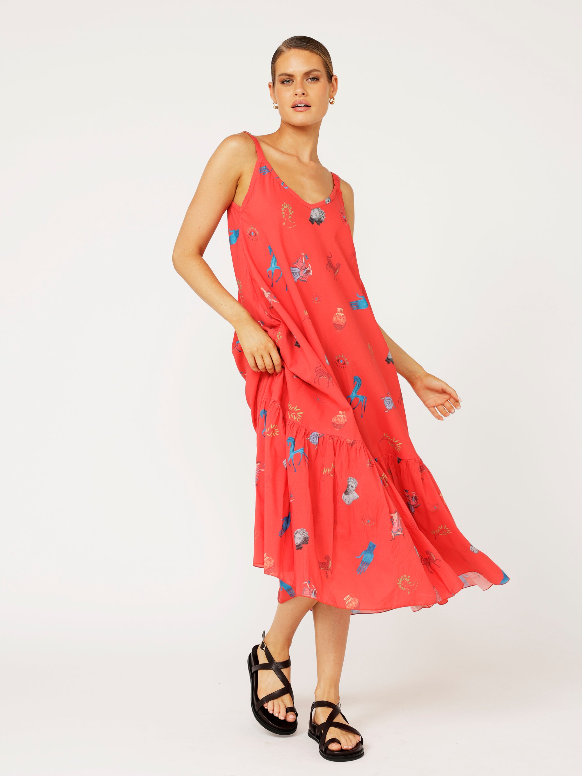 Nomad Drifter LONG | Grecian  Red - Saffron Road