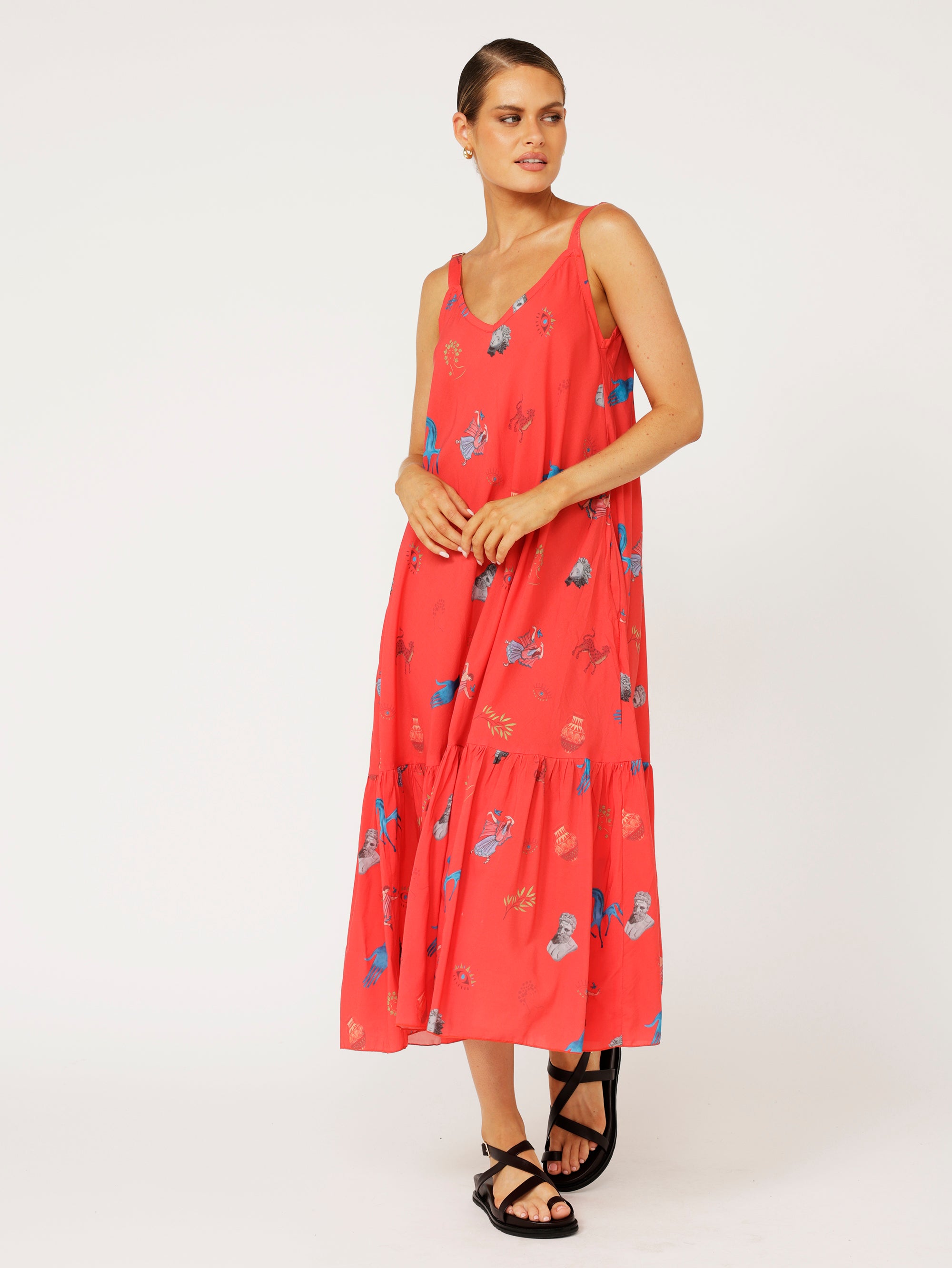 Nomad Drifter LONG | Grecian  Red - Saffron Road