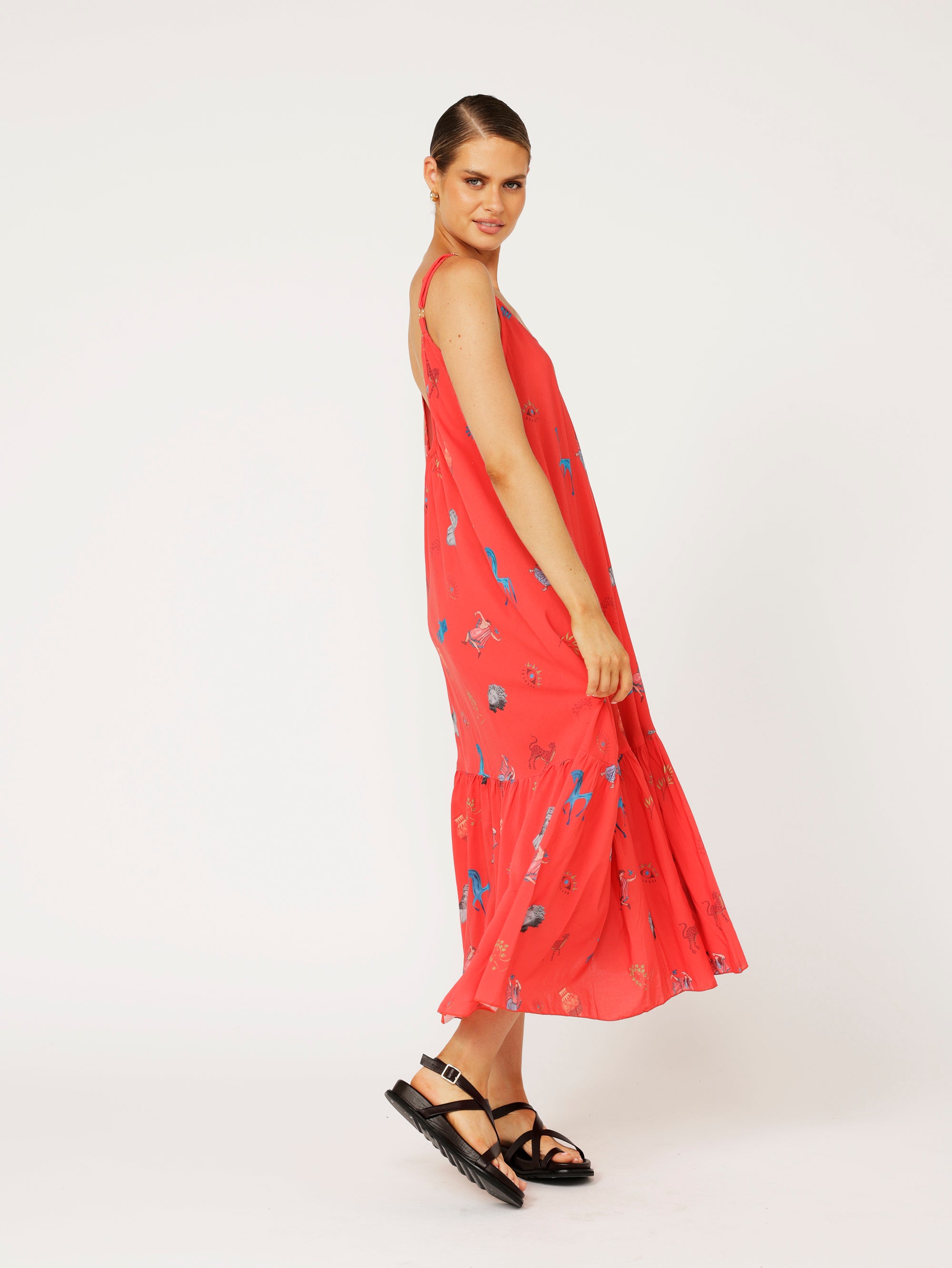 Nomad Drifter LONG | Grecian  Red - Saffron Road