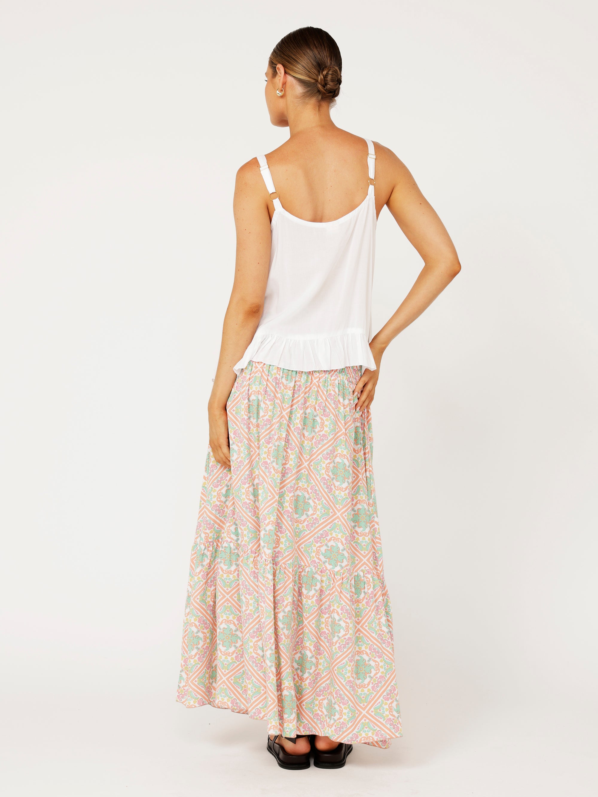 2 in 1 Skirt | Peach Tile - Saffron Road