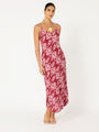 Slip Dress | Bias Cut | Magenta Ikat - Saffron Road
