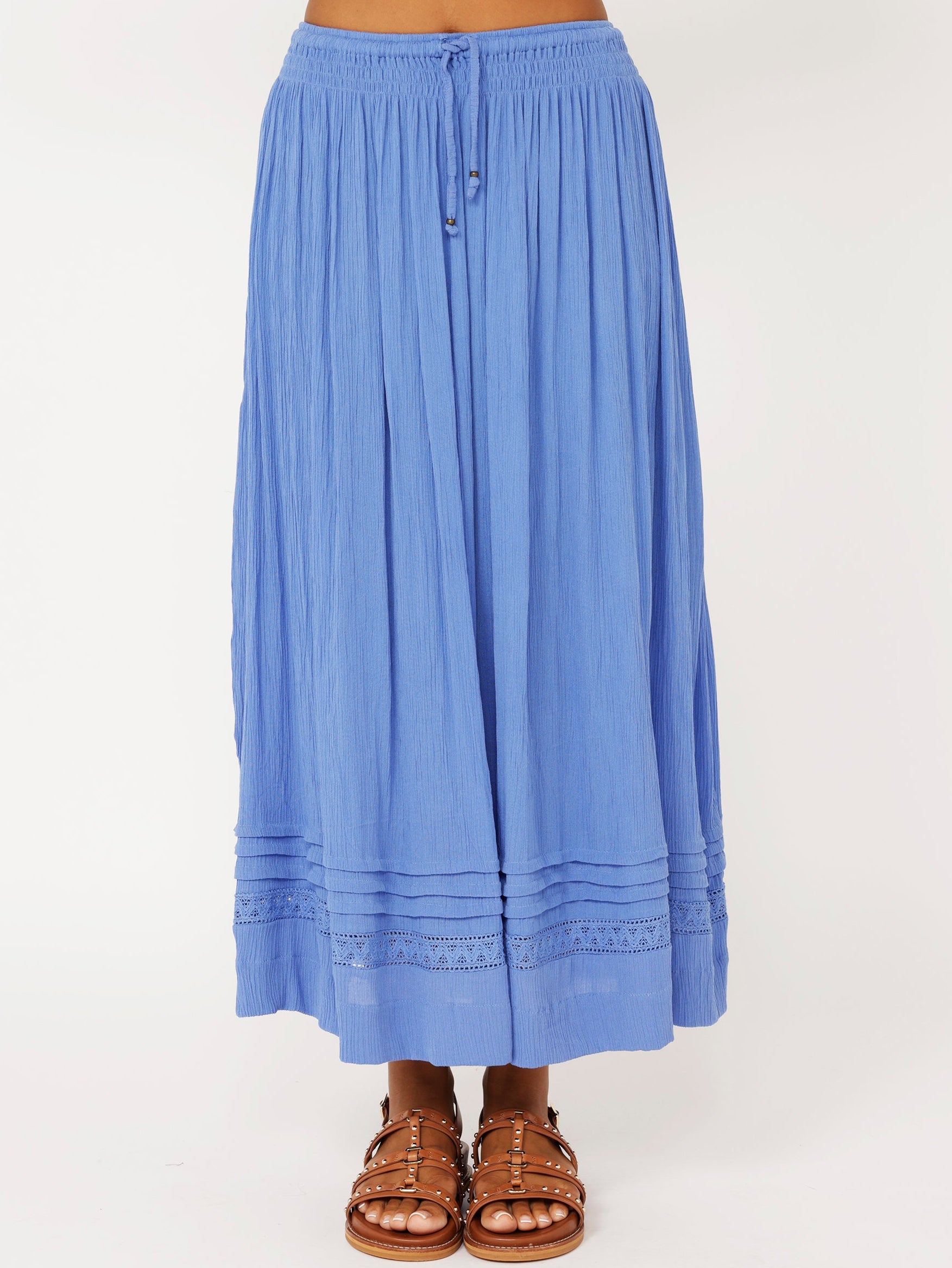Elouise Skirt | Cornflower Crinkle