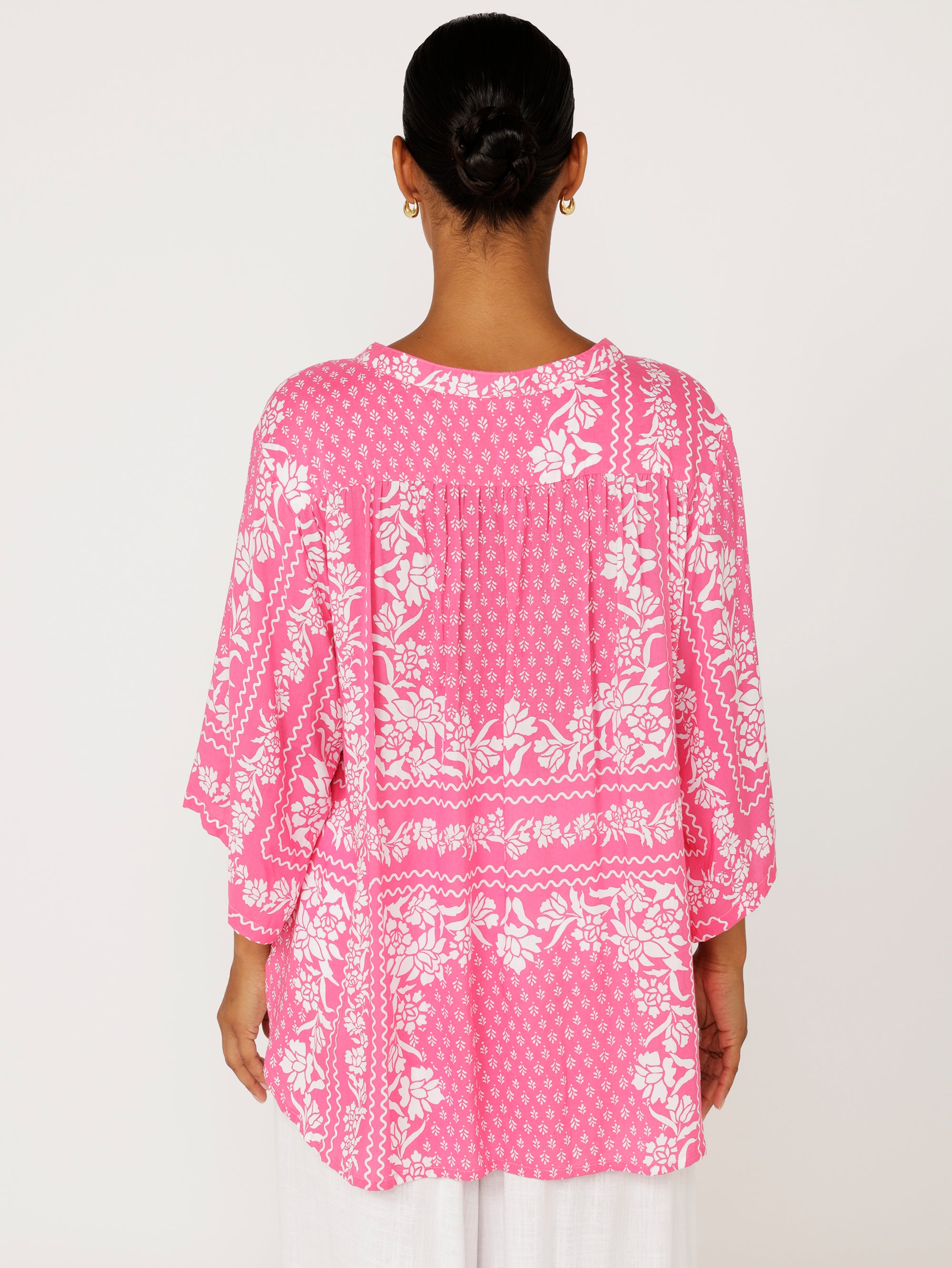 Amber Blouse | Pink Paradise - Saffron Road