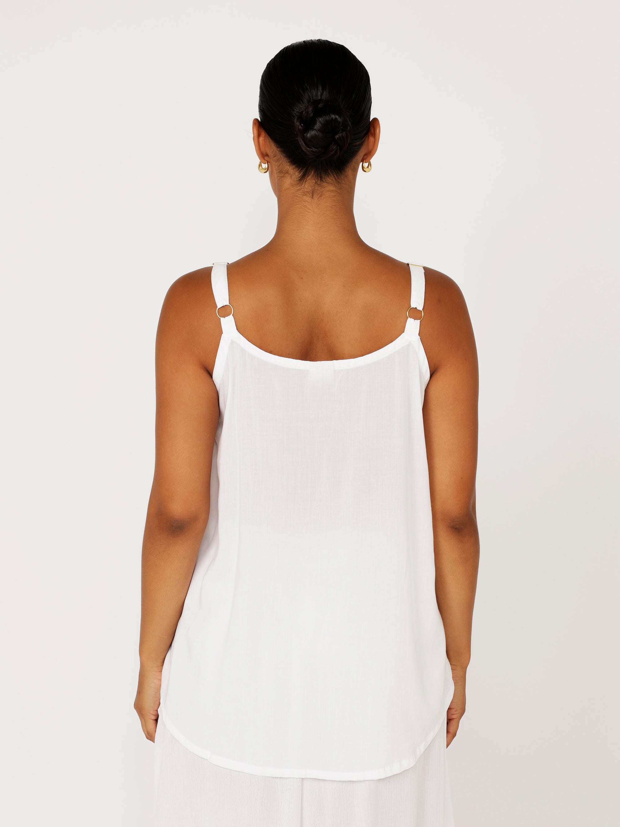 Santorini Singlet | White