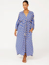 Take Me Away Dress | Royal Blue Stripe