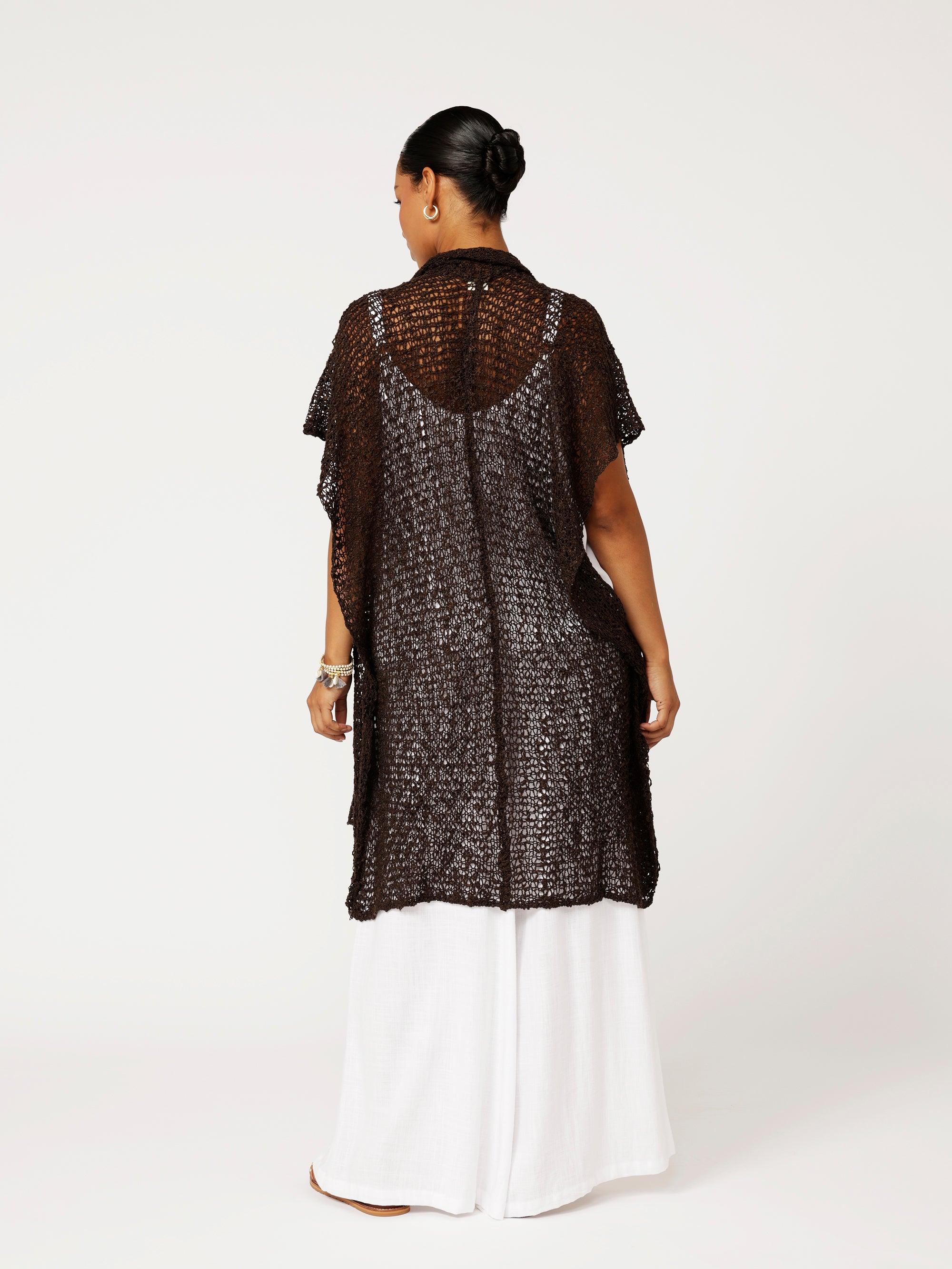 Knit Kaftan | Chocolate