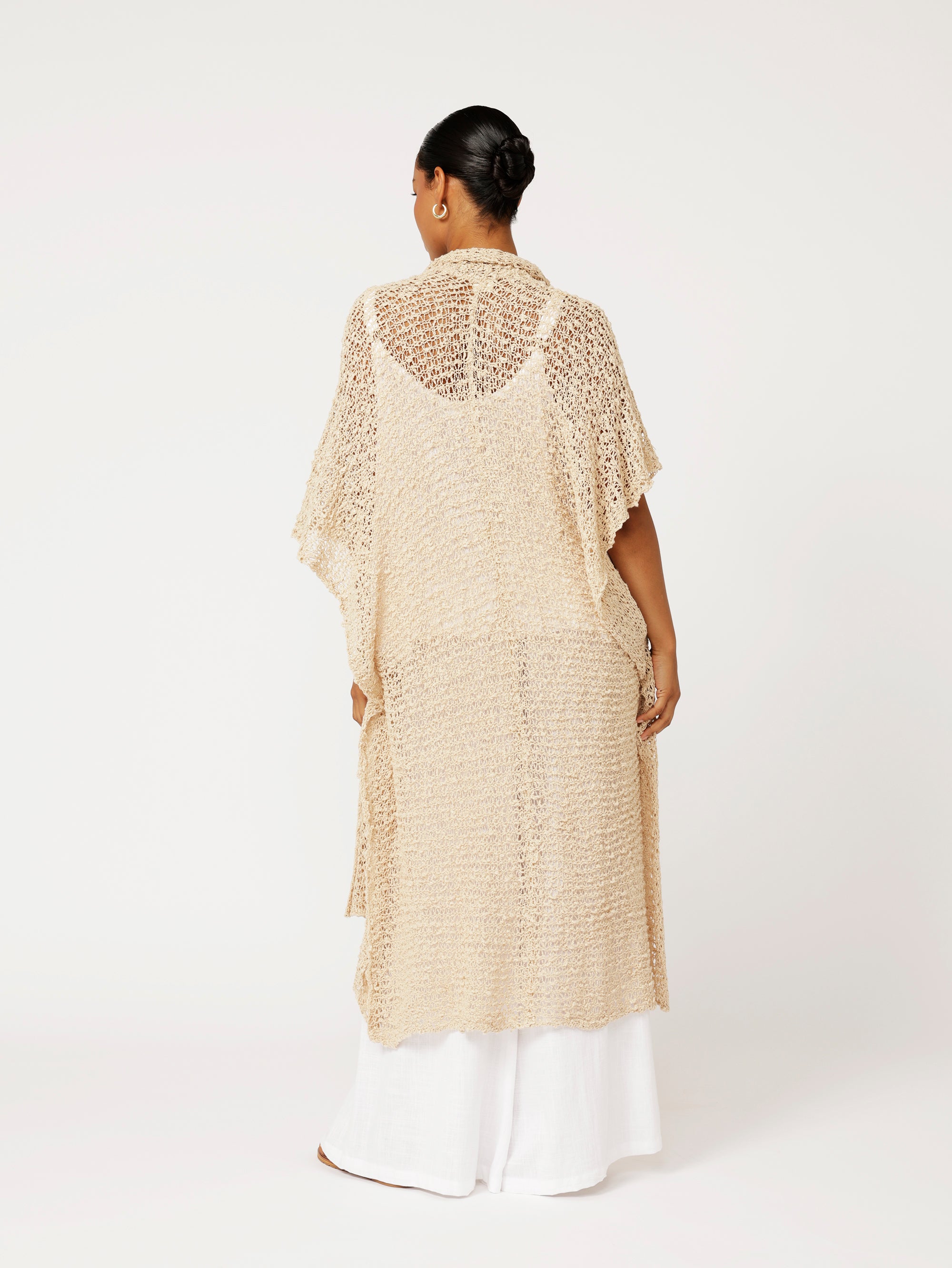 Knit Kaftan | Natural