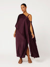 Soiree Wrap | Satin | Grape