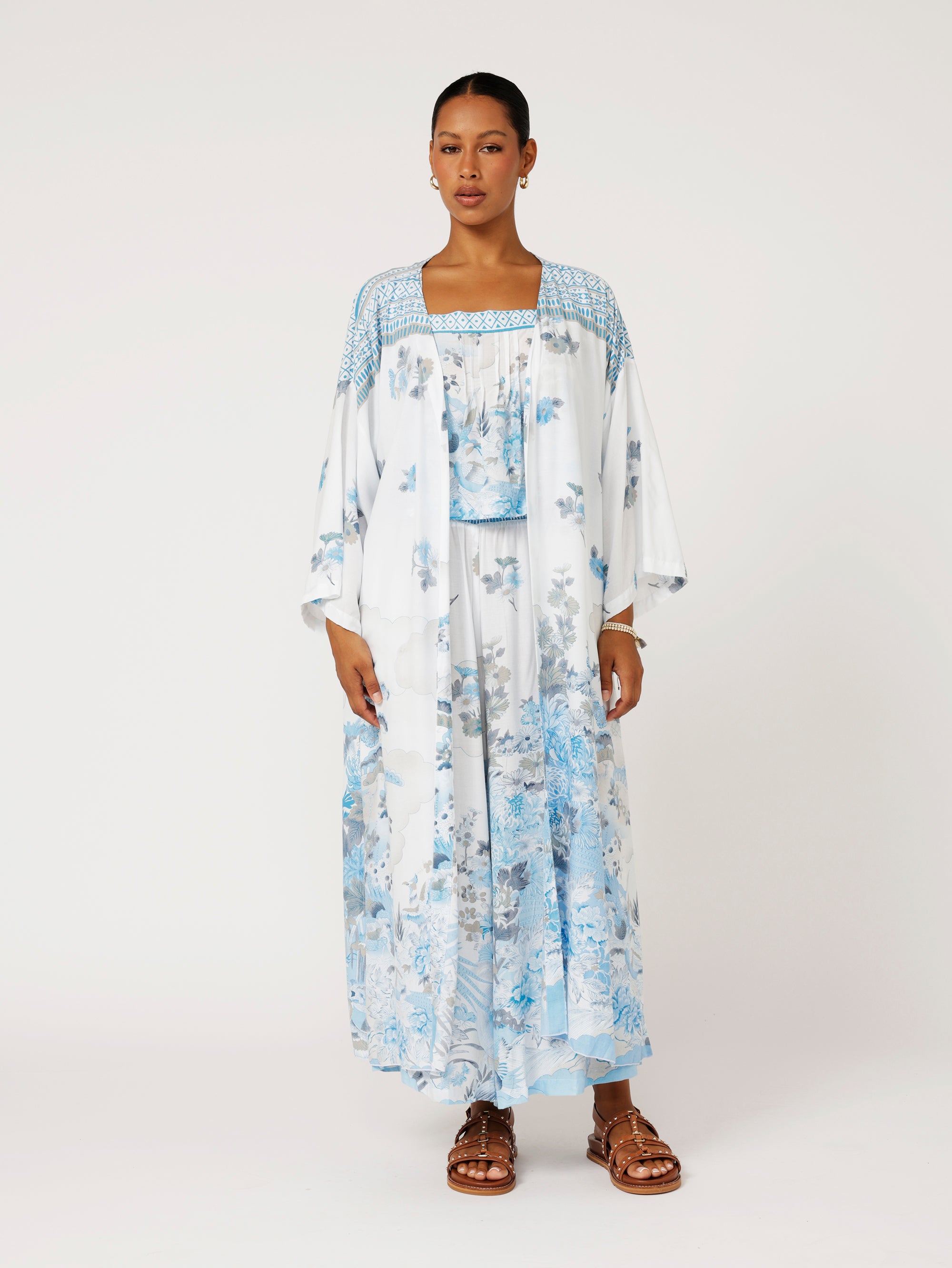 Kimono | Tokyo Sky - Saffron Road