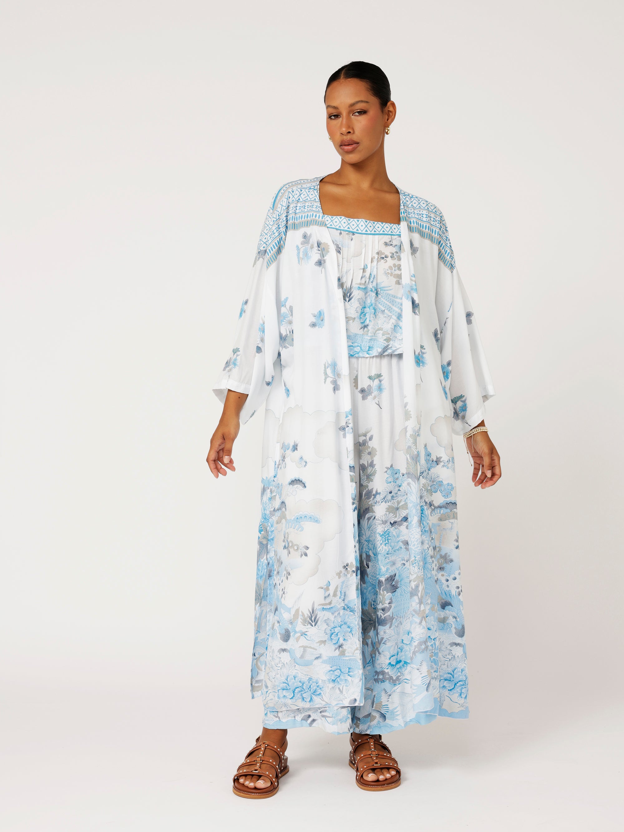 Kimono | Tokyo Sky - Saffron Road