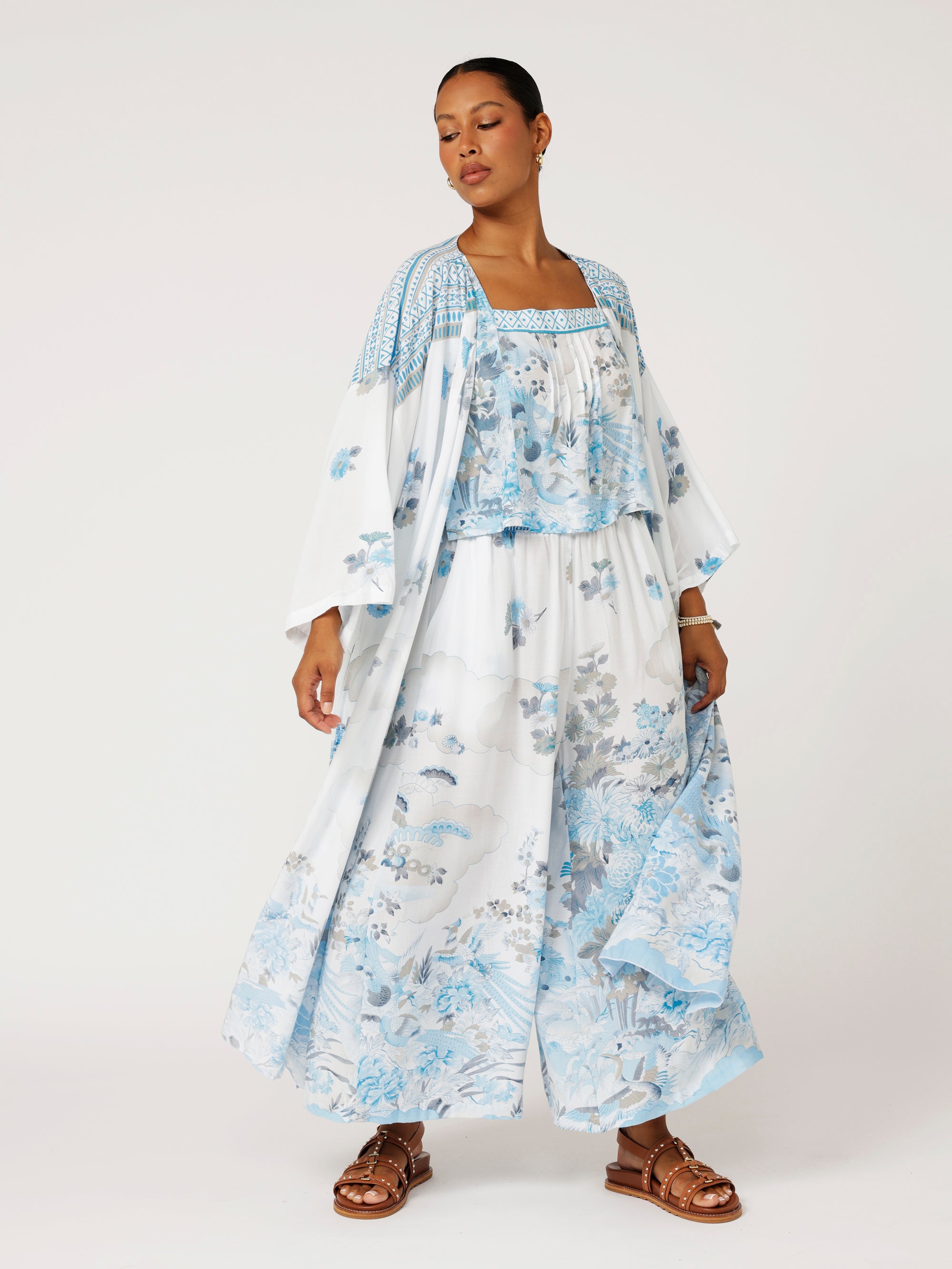 Kimono | Tokyo Sky - Saffron Road