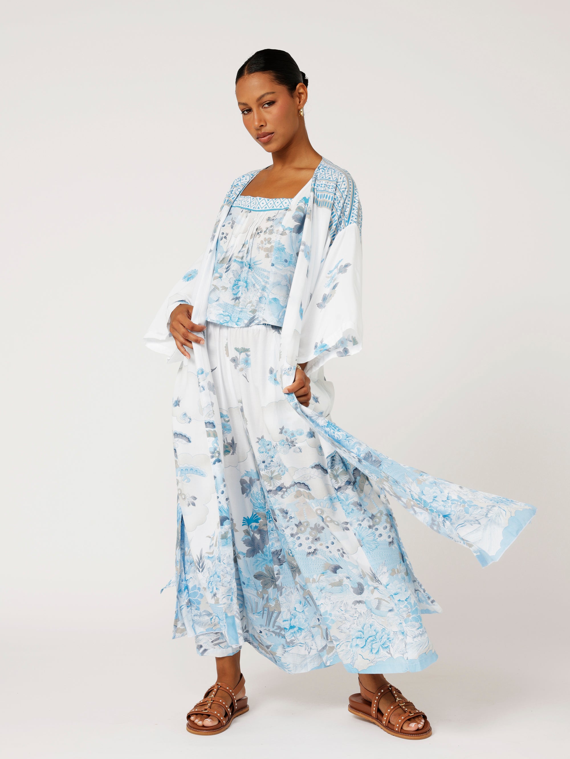 Kimono | Tokyo Sky - Saffron Road