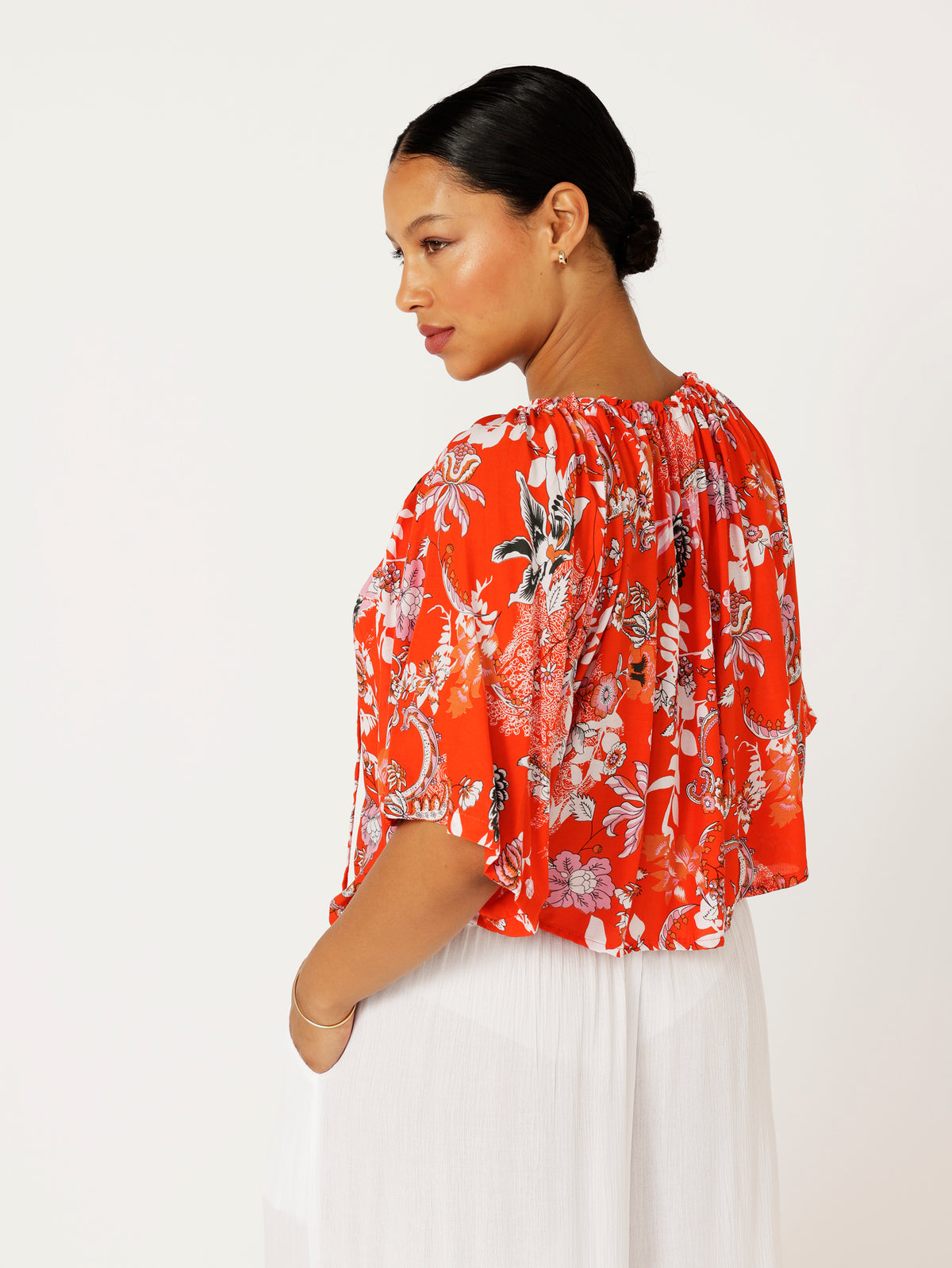 Festival Dreaming Top | Chilli Orchid - Saffron Road
