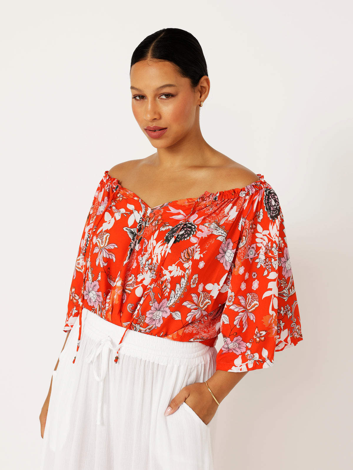 Festival Dreaming Top | Chilli Orchid - Saffron Road