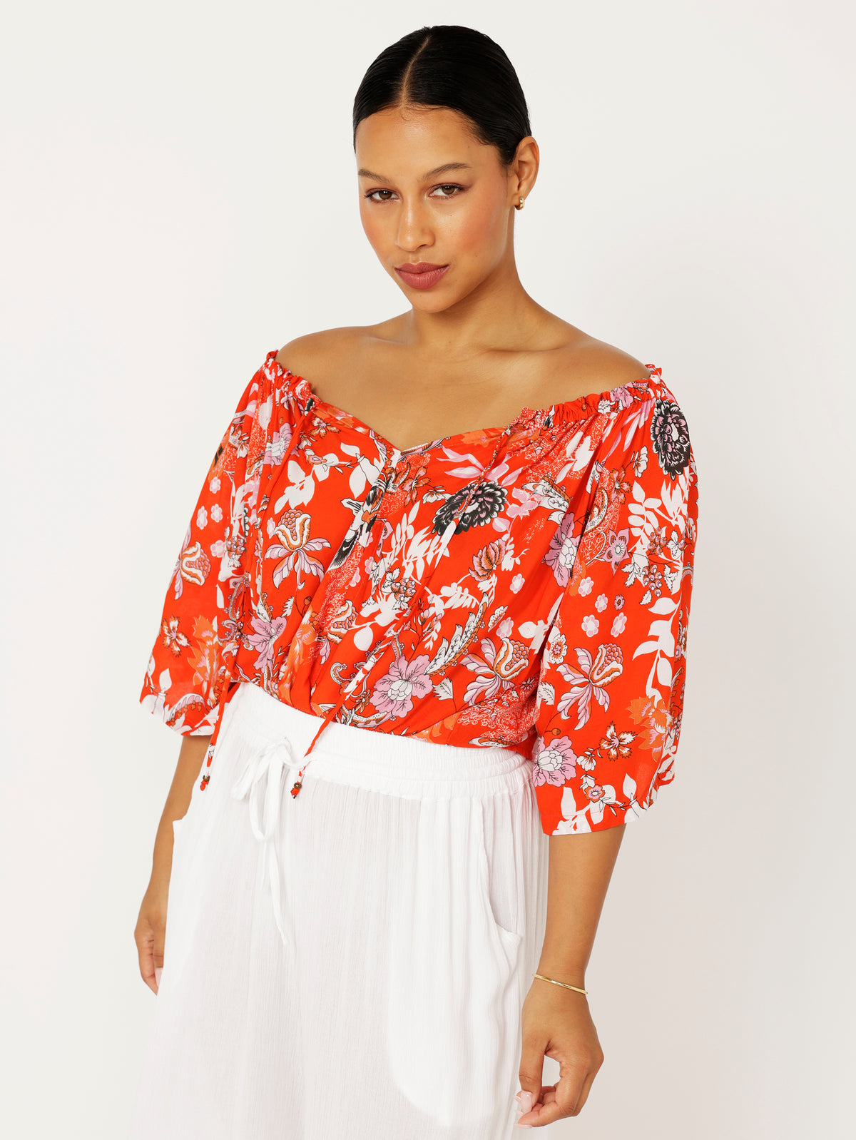Festival Dreaming Top | Chilli Orchid - Saffron Road