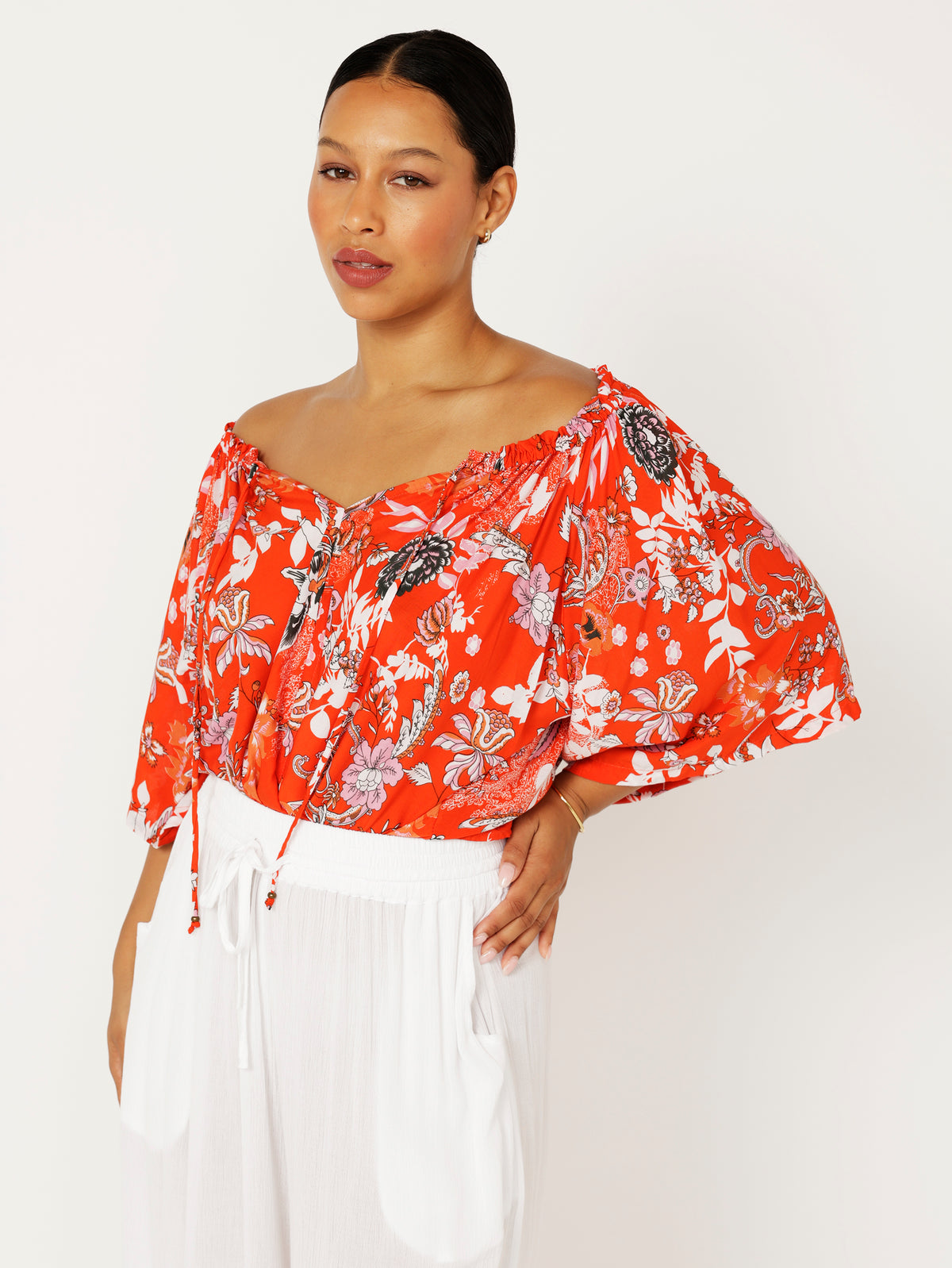 Festival Dreaming Top | Chilli Orchid - Saffron Road