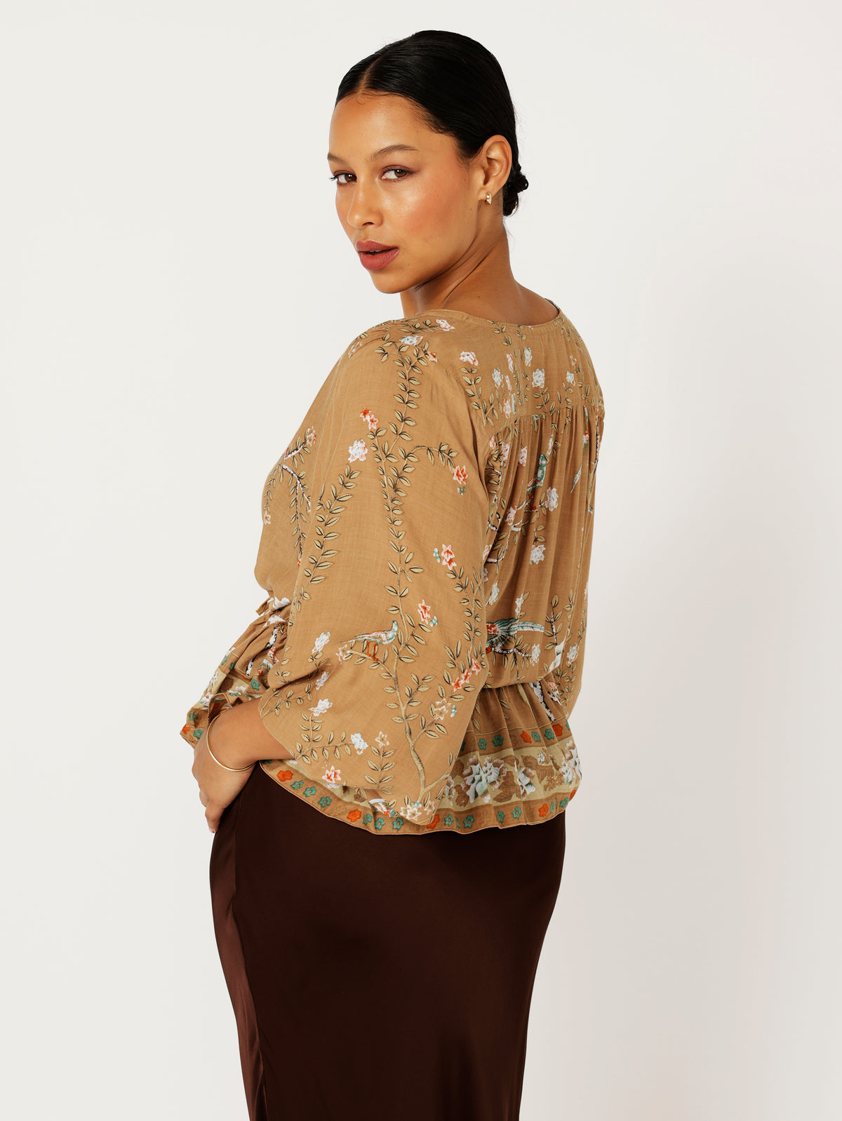 Margot Blouse| Golden Lovebird - Saffron Road