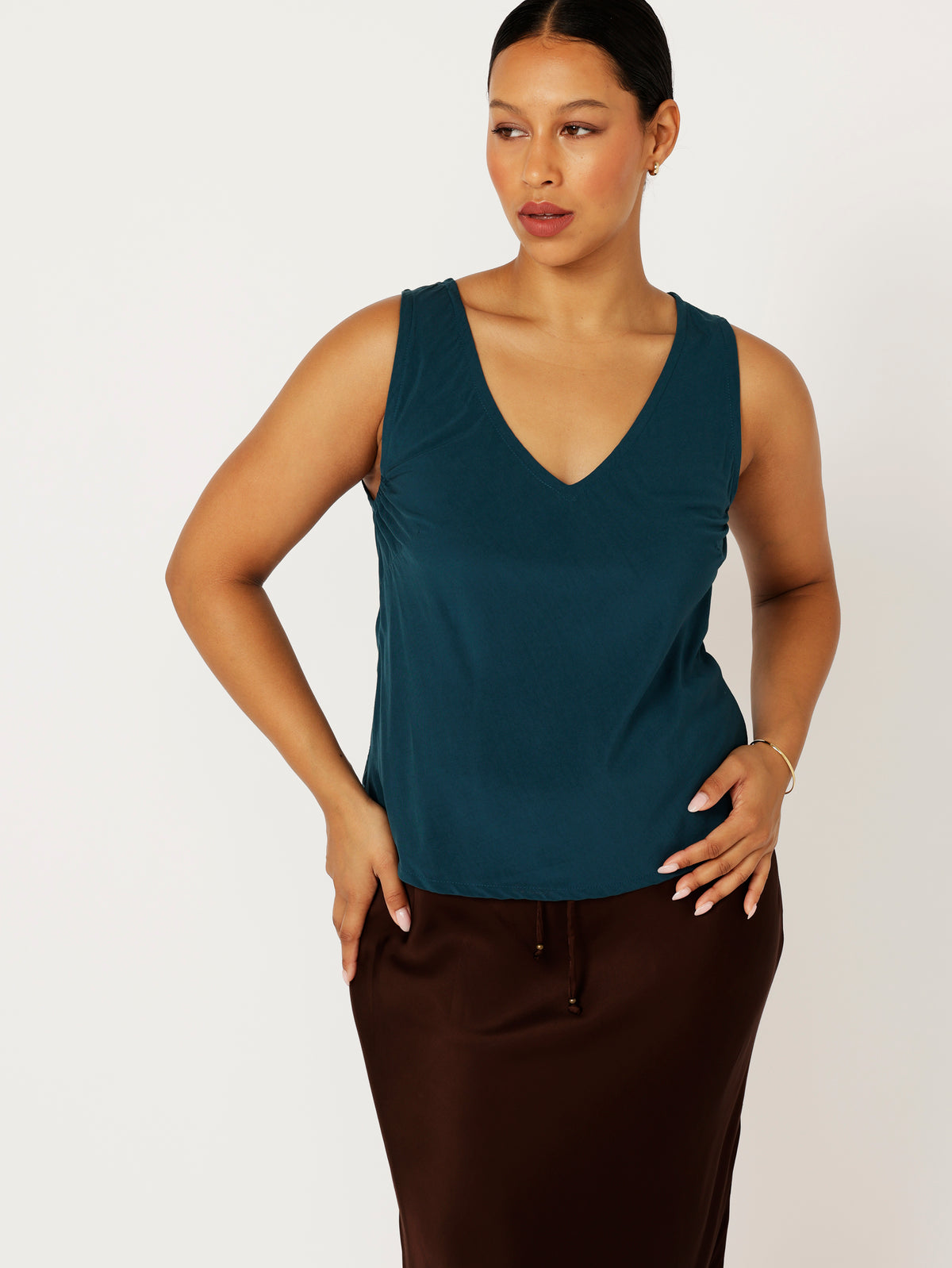 Viv Tank | Teal - Saffron Road