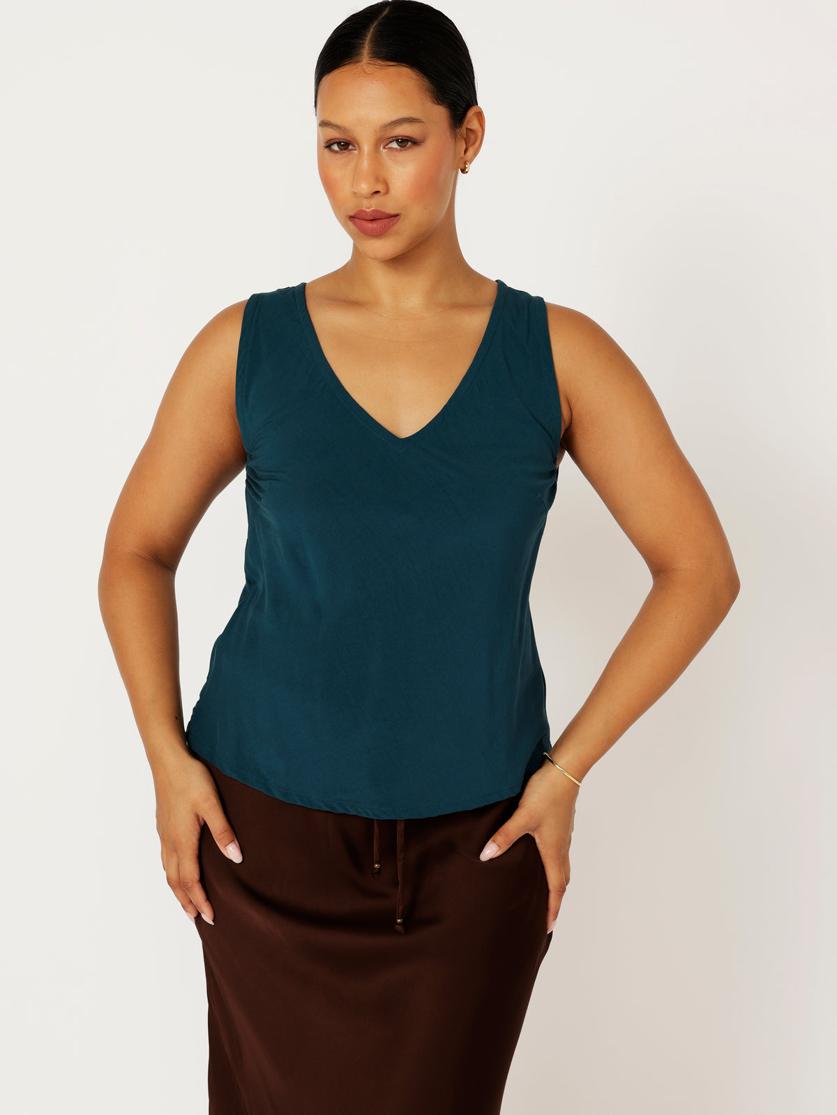 Viv Tank | Teal - Saffron Road