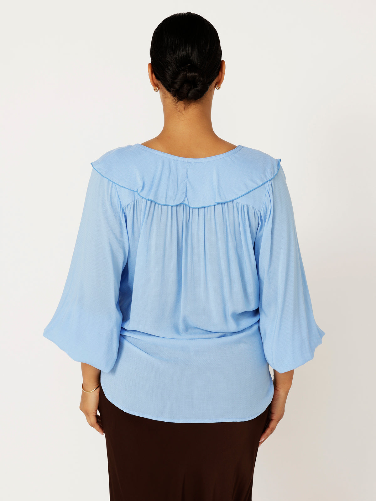 Stevie Blouse | Powder Blue - Saffron Road